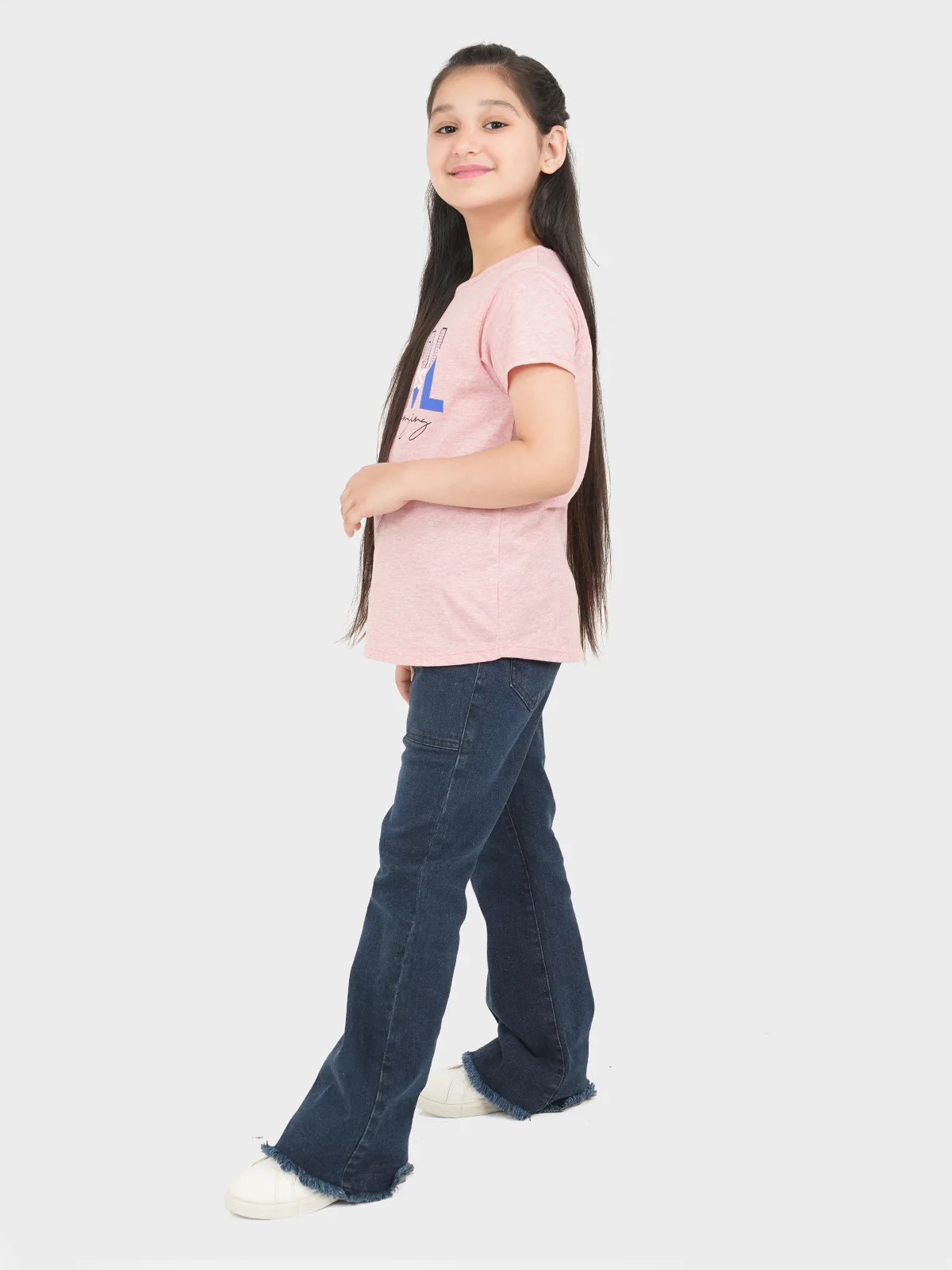 "ANCA" Casual Bell Bottom Jeans - Image 2