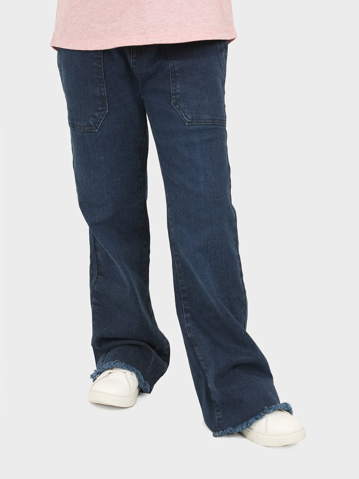 "ANCA" Casual Bell Bottom Jeans - Image 3