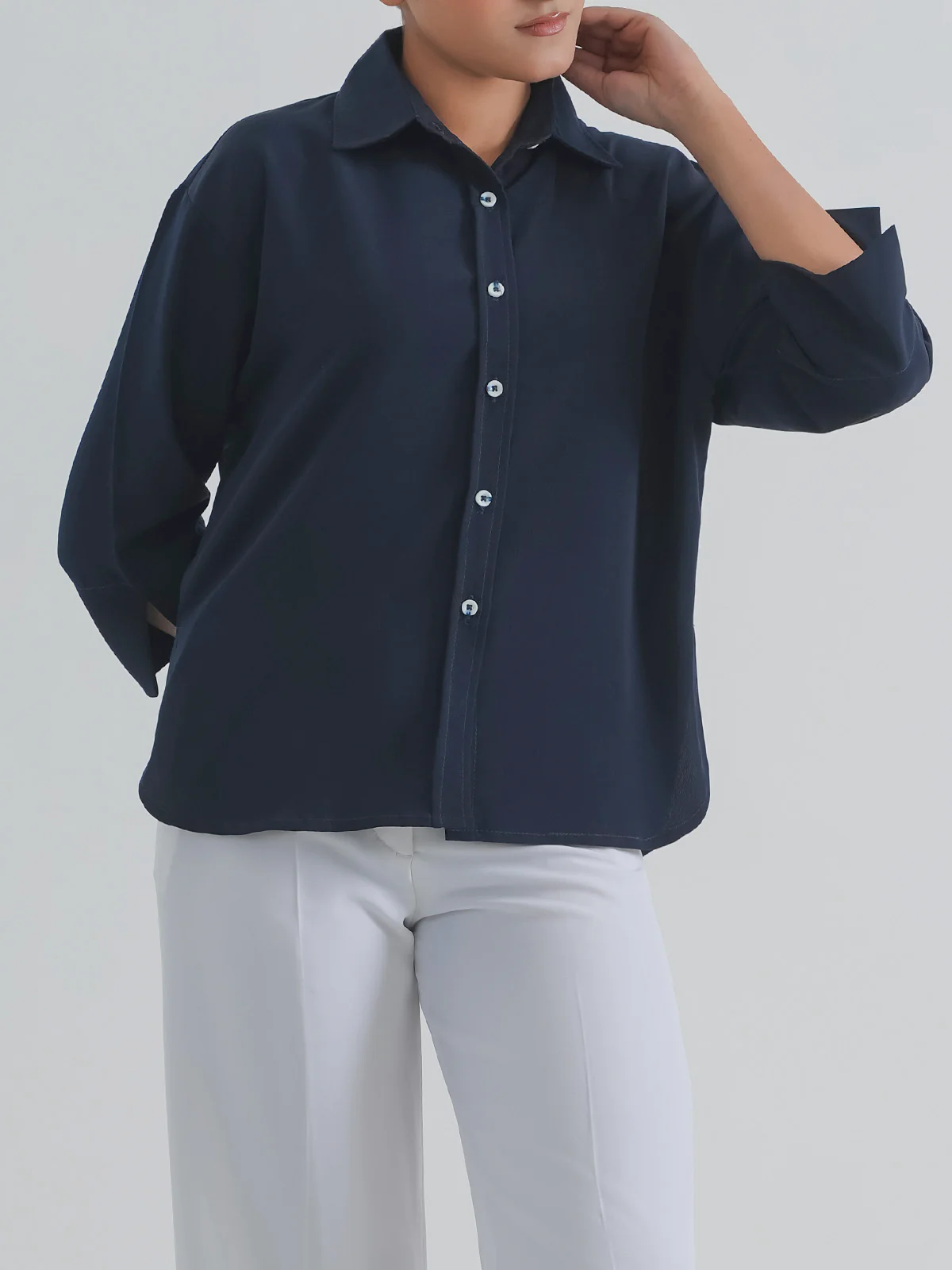 "ANEEZ" Basic Regular Fit Cotton Top