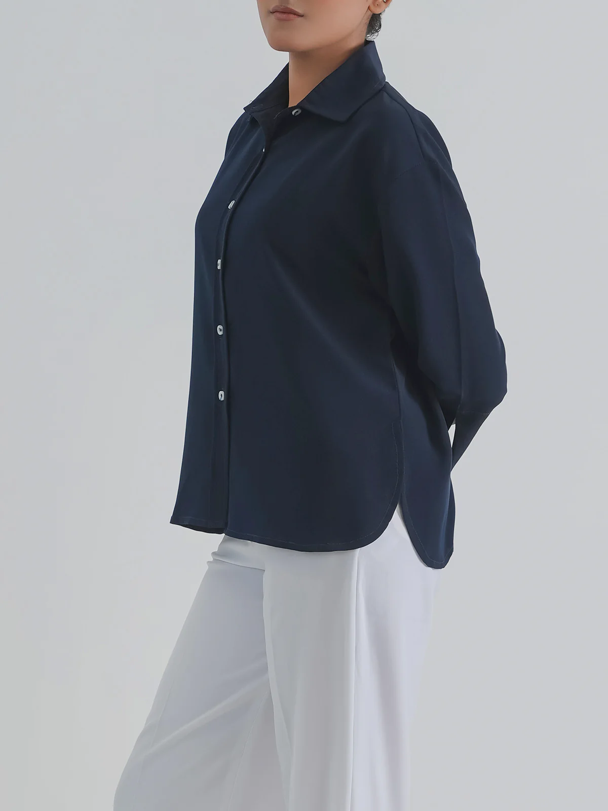 "ANEEZ" Basic Regular Fit Cotton Top - Image 2