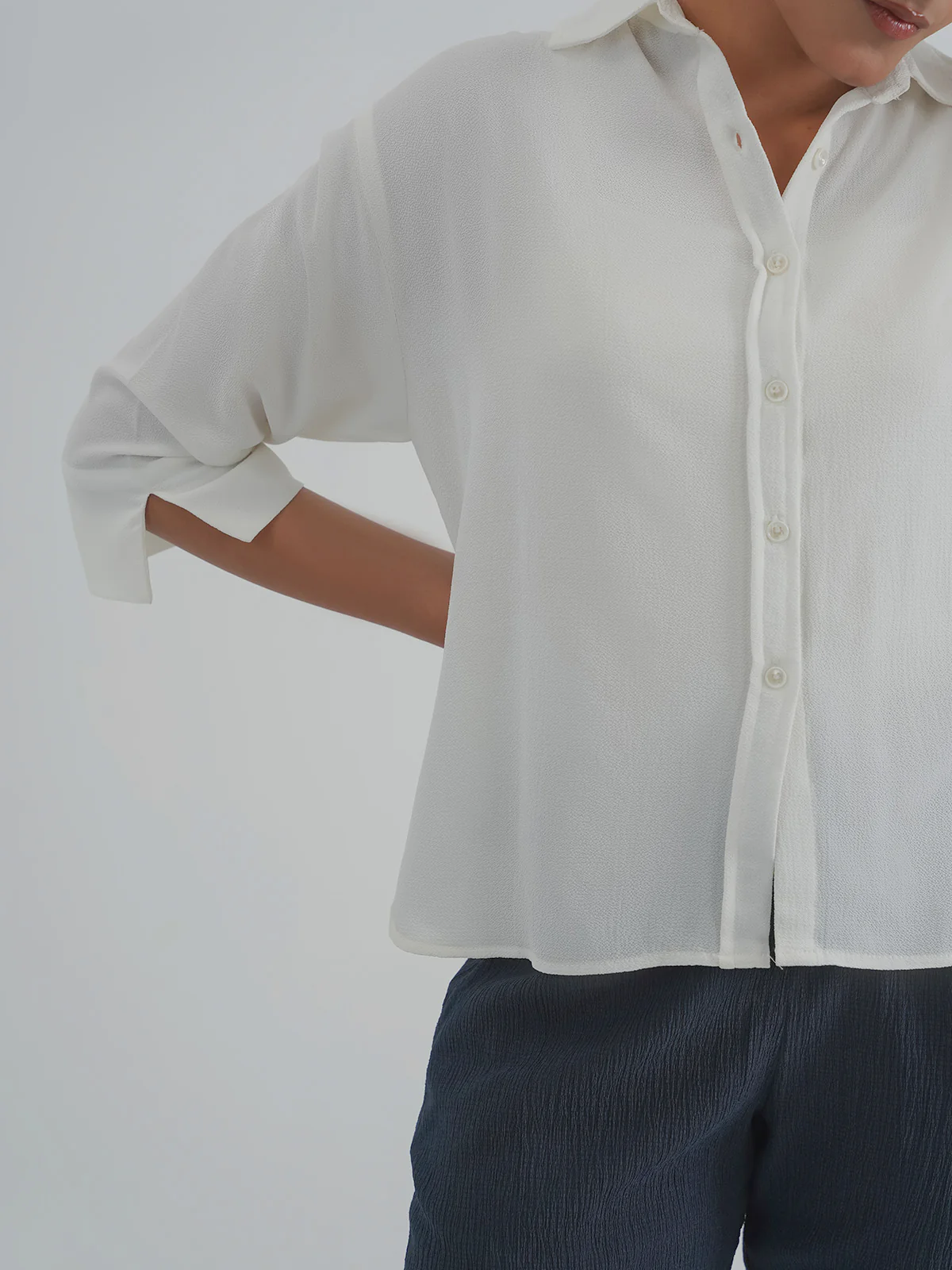 "ANEEZ" Basic Regular Fit Cotton Top - Image 7