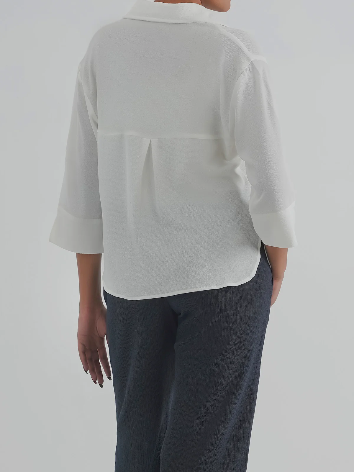 "ANEEZ" Basic Regular Fit Cotton Top - Image 8