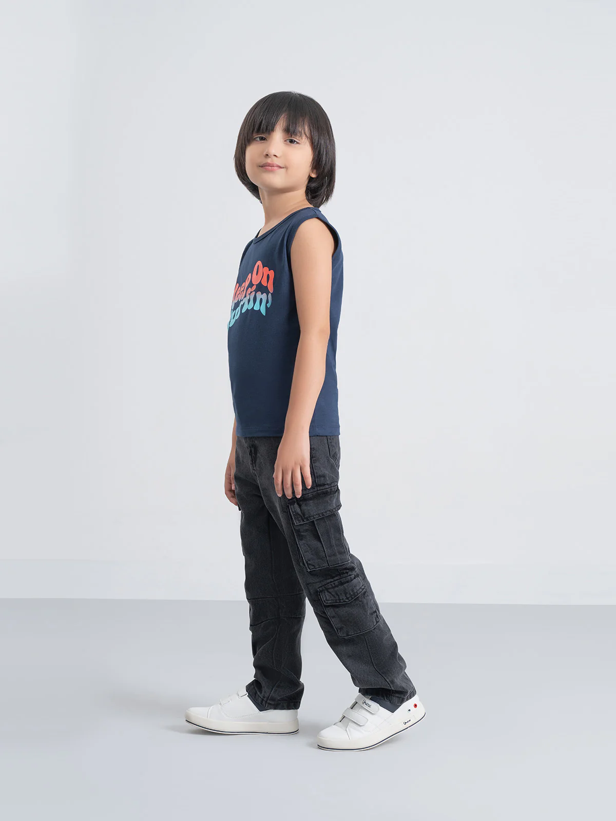"ANIELA" Graphic Regular Fit Tank Top - Image 3