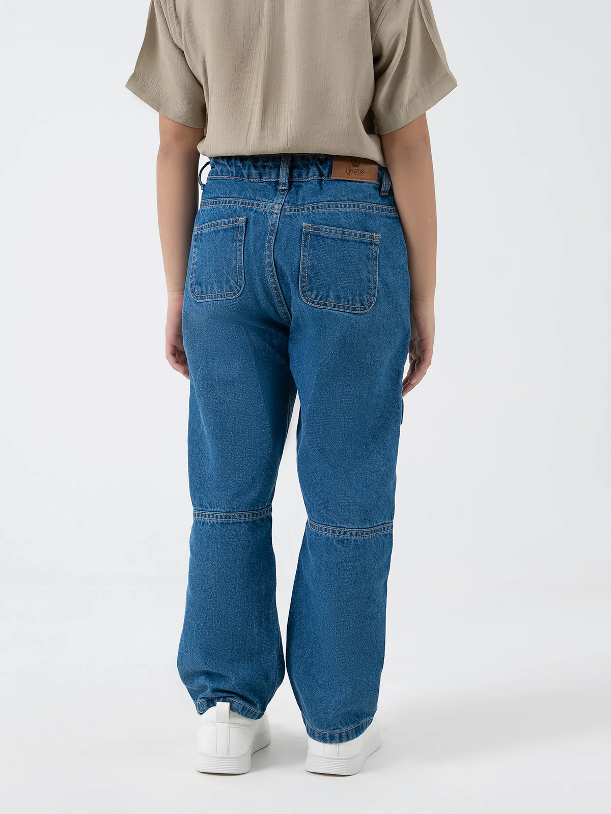 "ANISE" Cargo Fit Denim Pant - Image 4