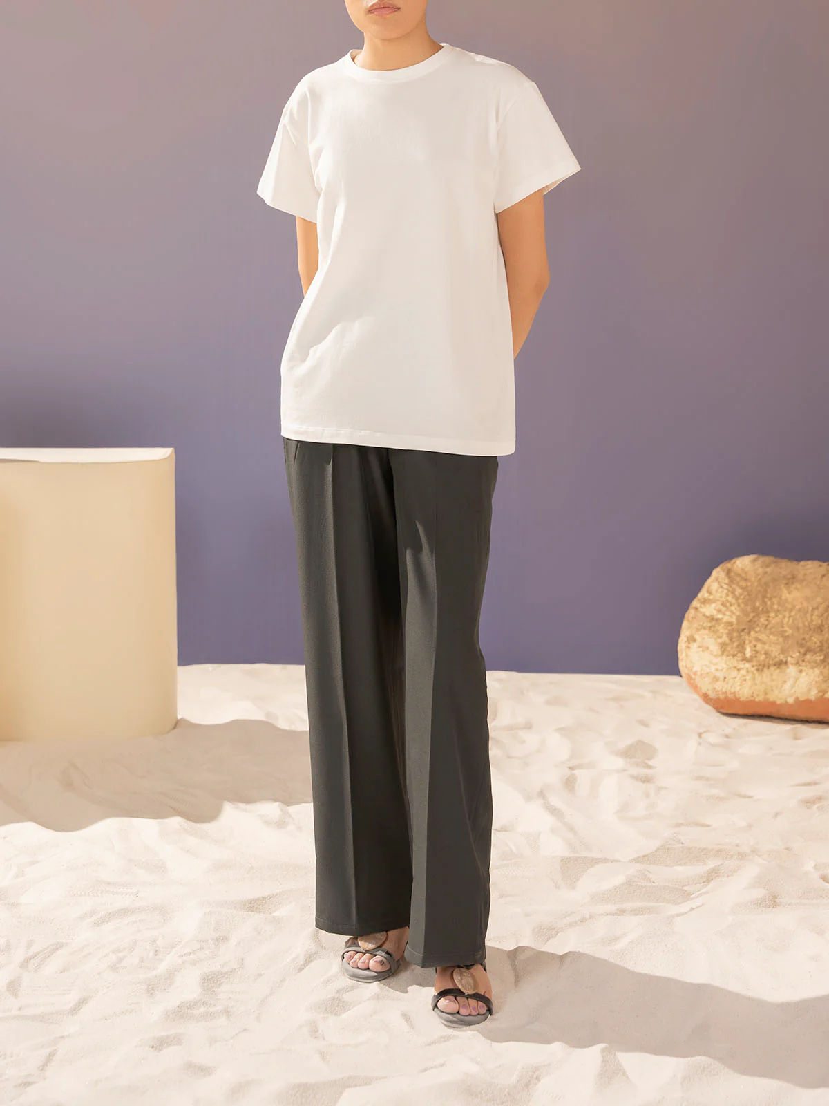 "ANJOU" Regular Fit Woven Trouser - Image 2