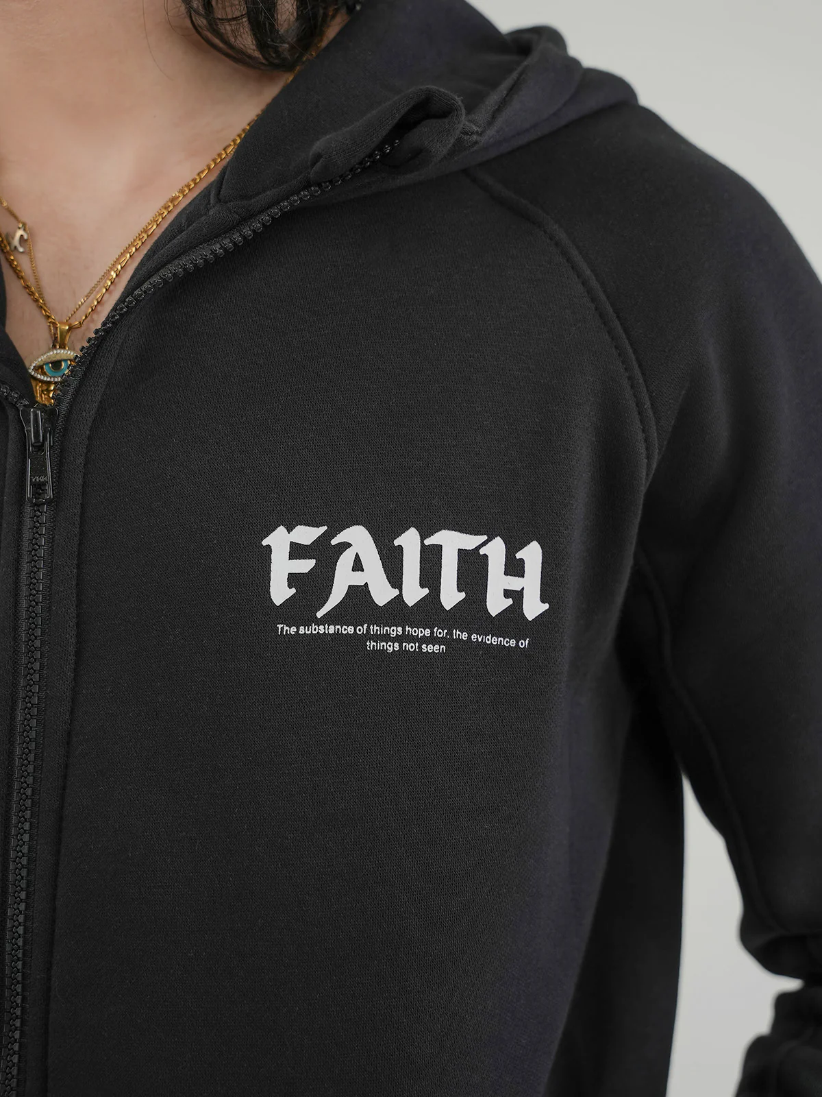 "ANNOT" Warm Zipper Fleece Hoodie - Image 5