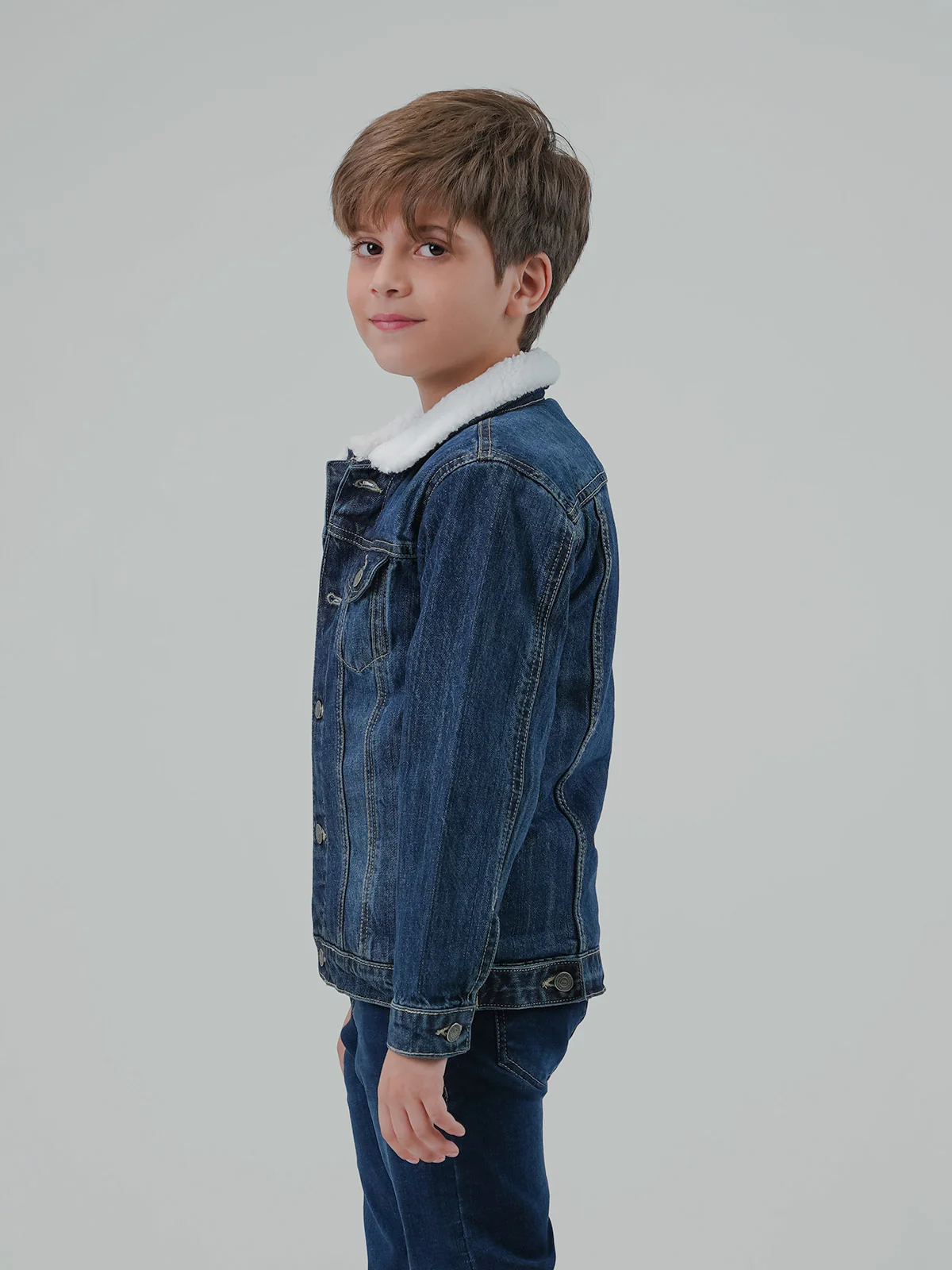 "ANSELM" Trendy Regular Denim Jacket - Image 2