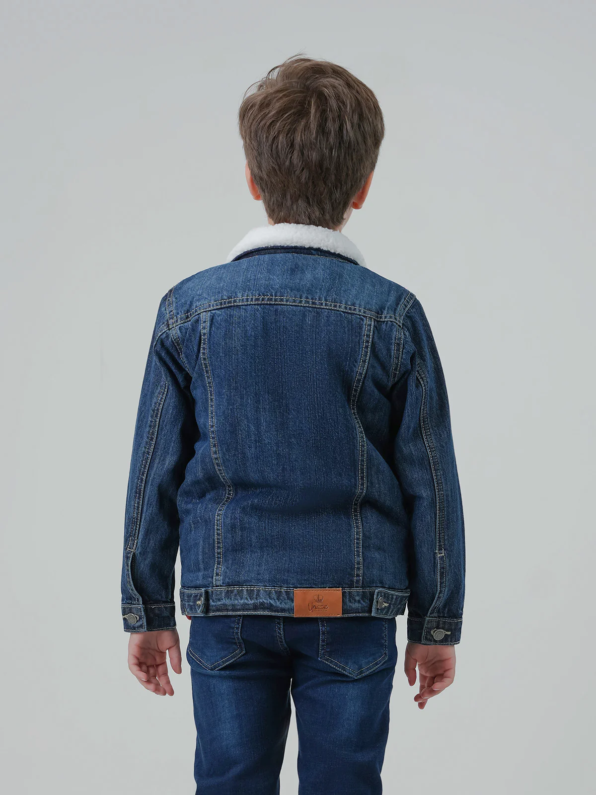 "ANSELM" Trendy Regular Denim Jacket - Image 5