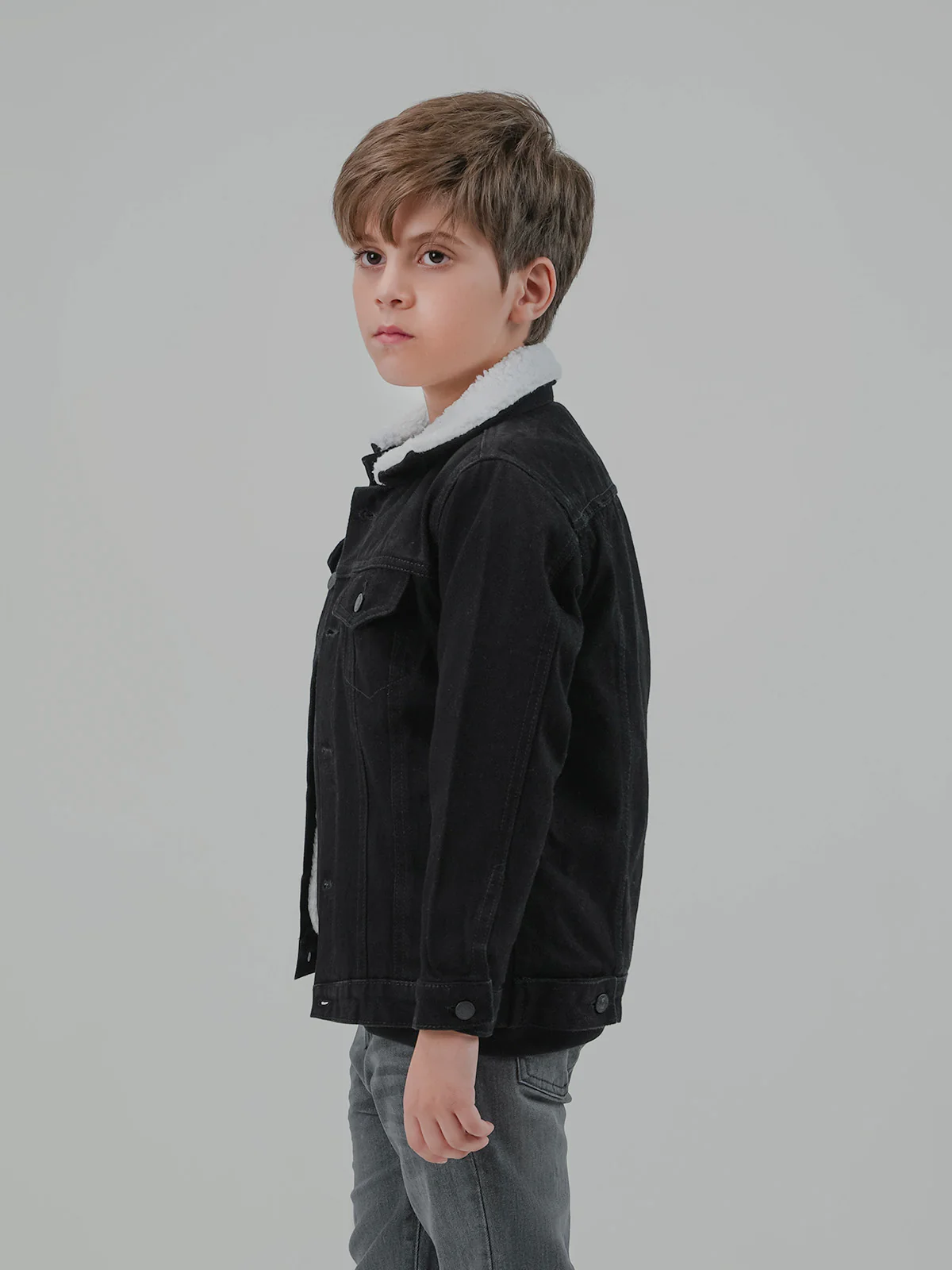 "ANSELM" Trendy Regular Denim Jacket - Image 2