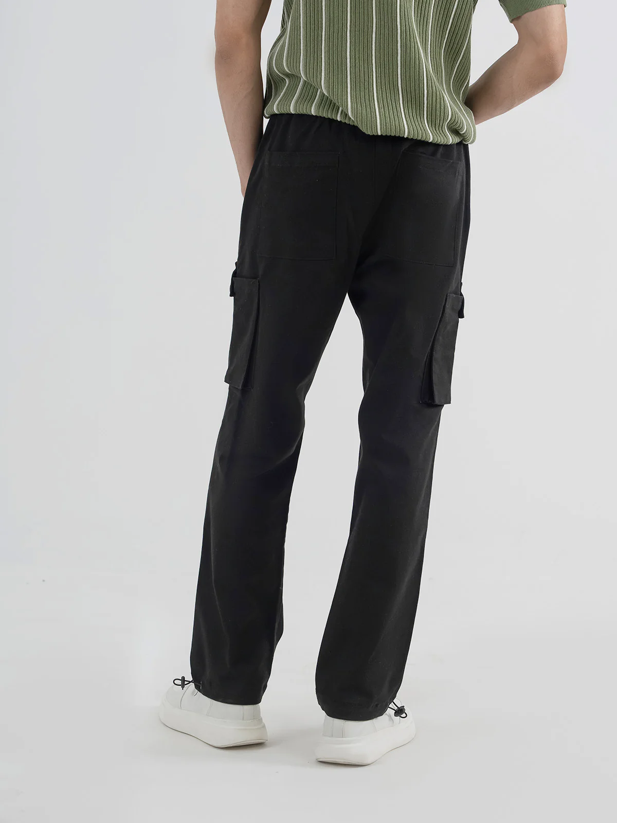 "ANTINA" Cargo Cotton Woven Trouser - Image 4