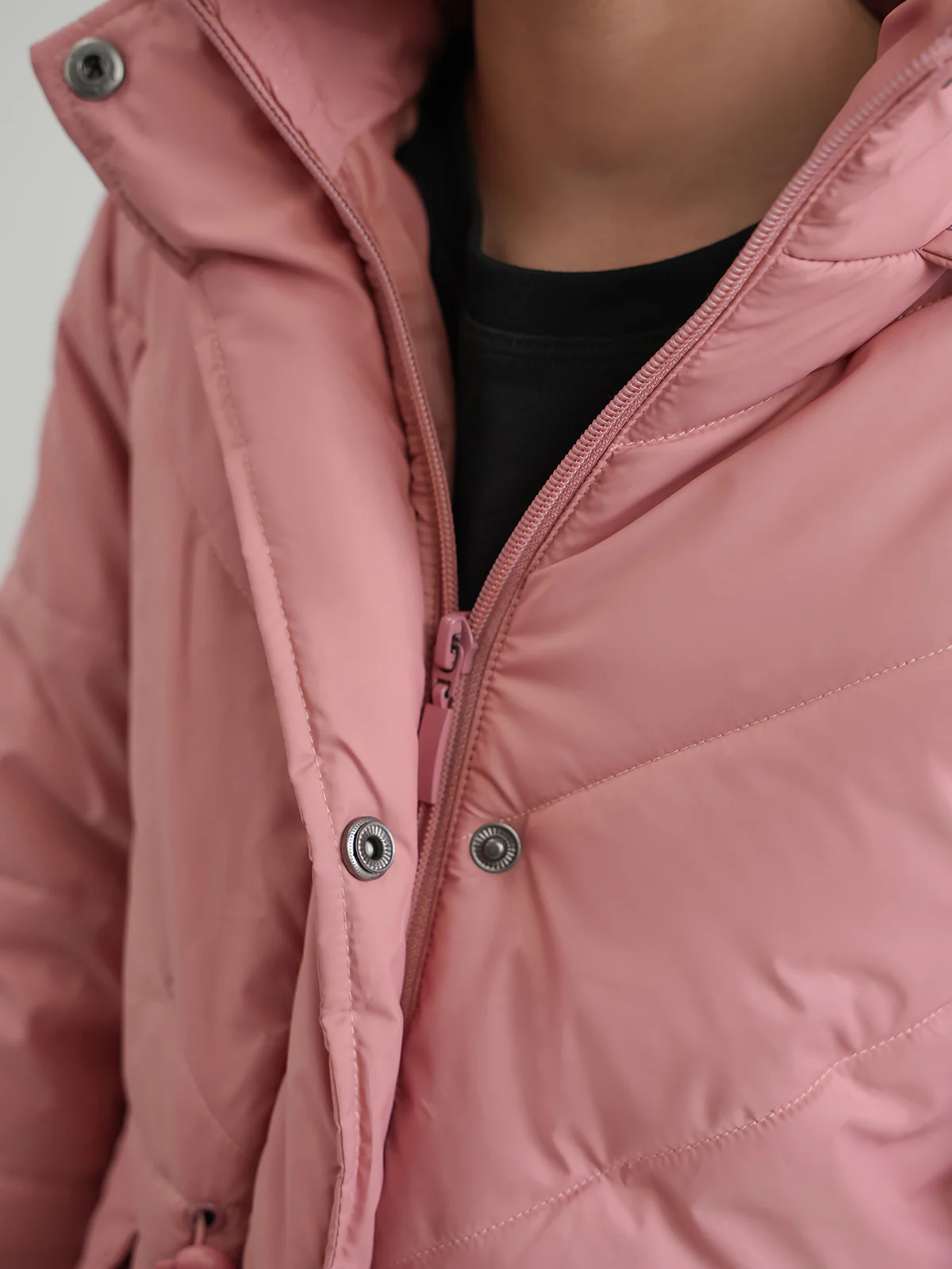 "ARABETH" Hoodie Regular Fit Puffer Jacket - Image 4