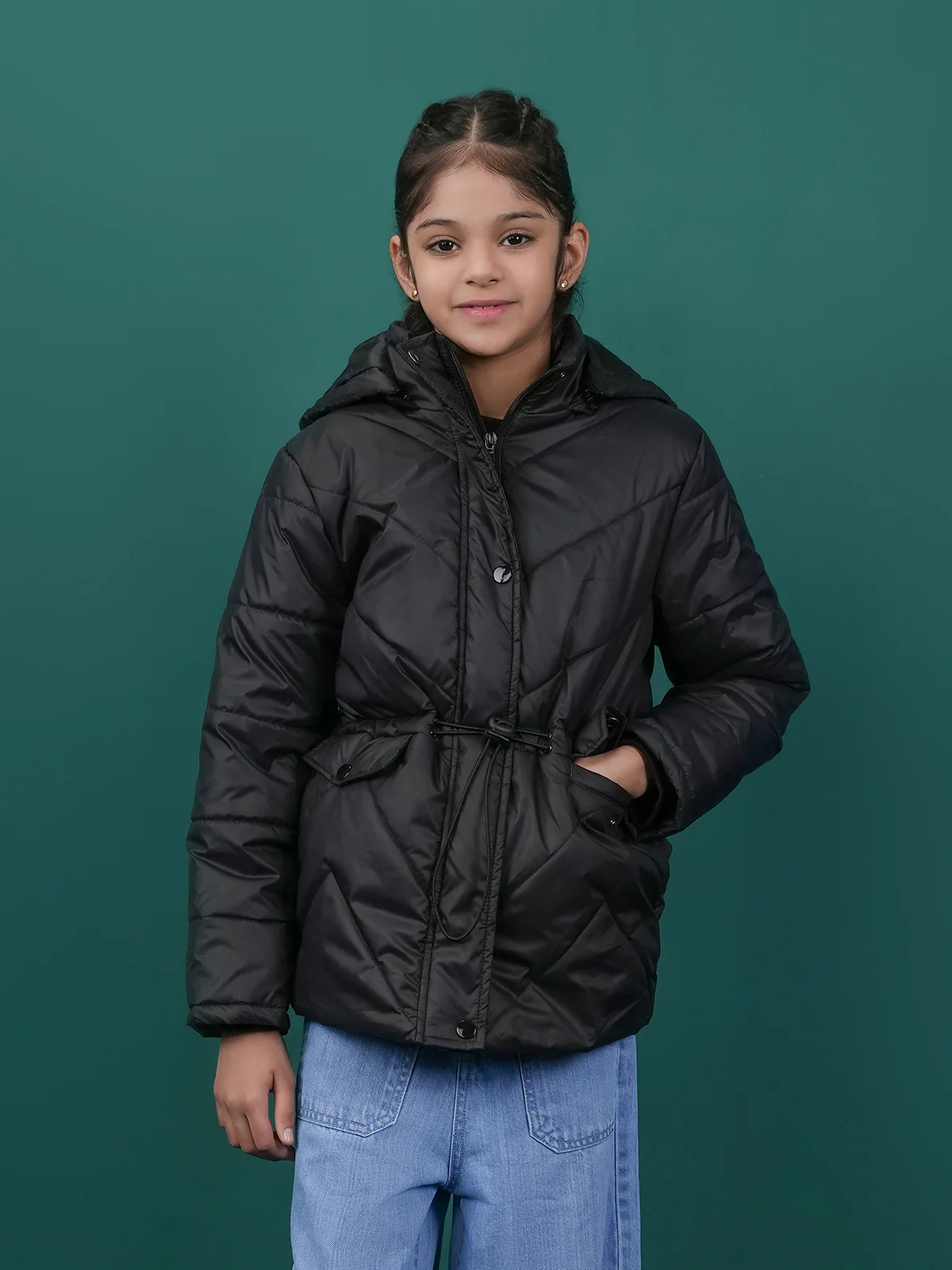 "ARABETH" Hoodie Regular Fit Puffer Jacket
