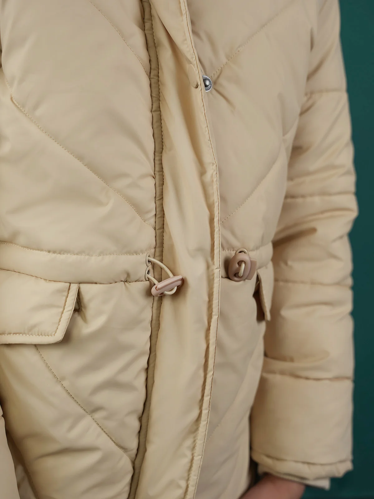 "ARABETH" Hoodie Regular Fit Puffer Jacket - Image 4