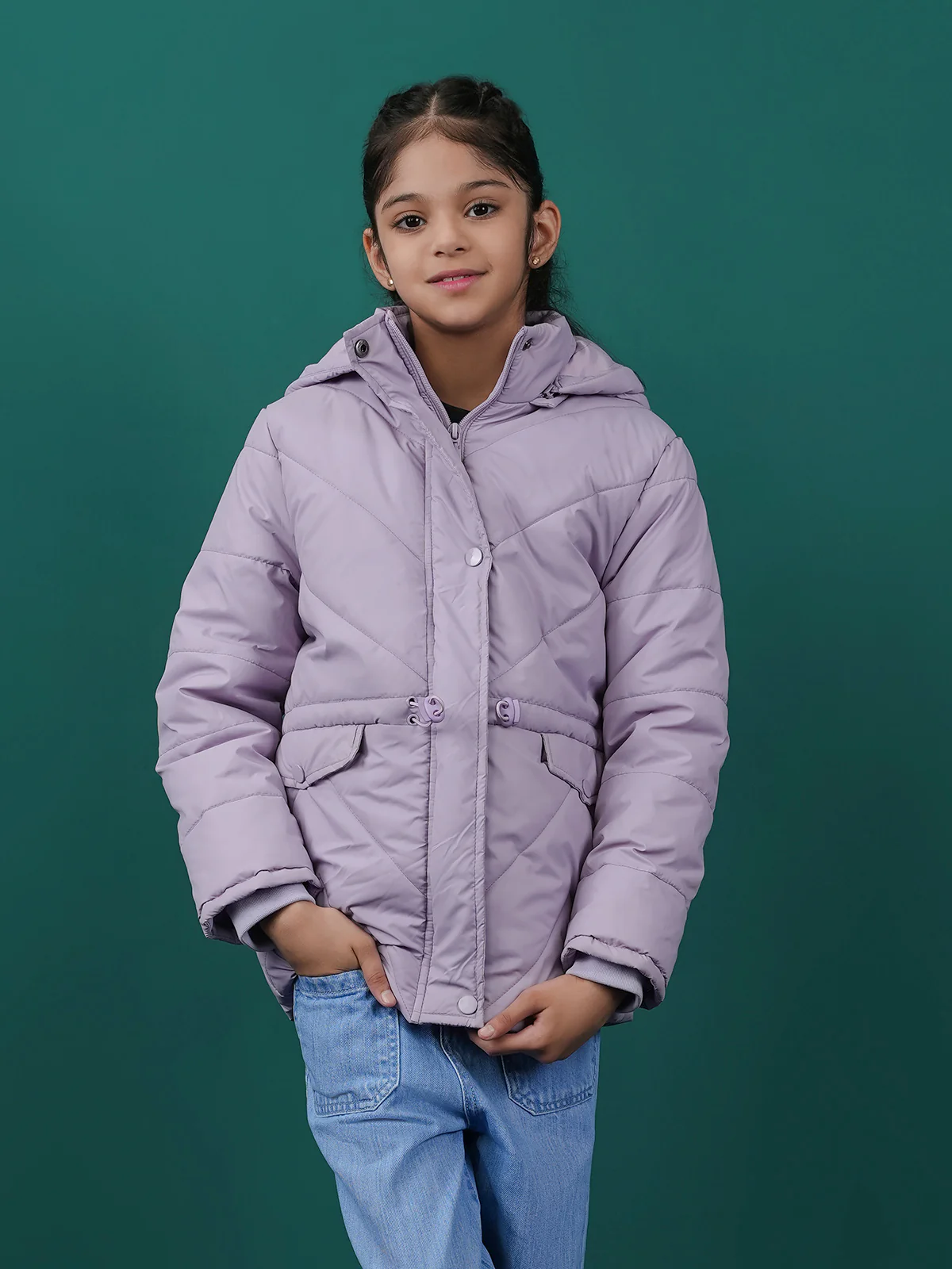 "ARABETH" Hoodie Regular Fit Puffer Jacket