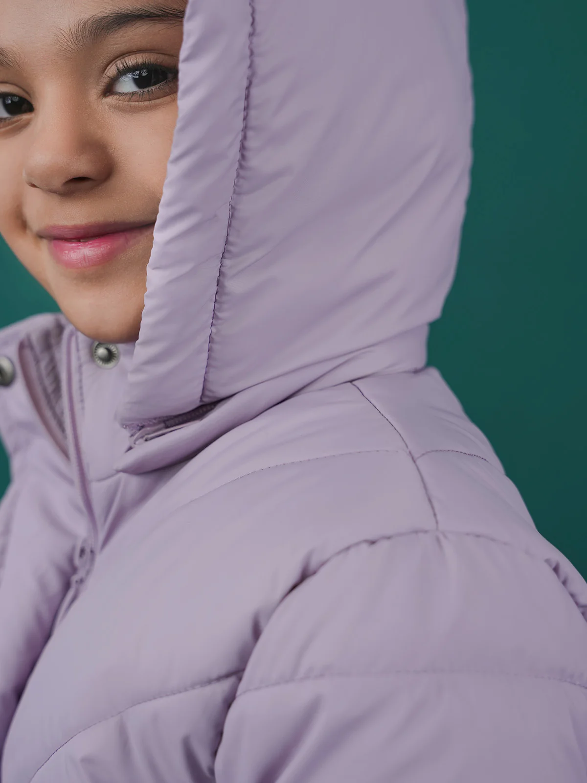 "ARABETH" Hoodie Regular Fit Puffer Jacket - Image 4