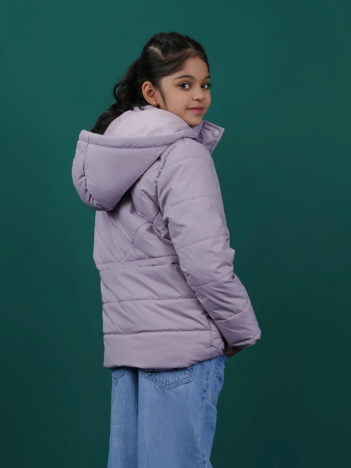"ARABETH" Hoodie Regular Fit Puffer Jacket - Image 6