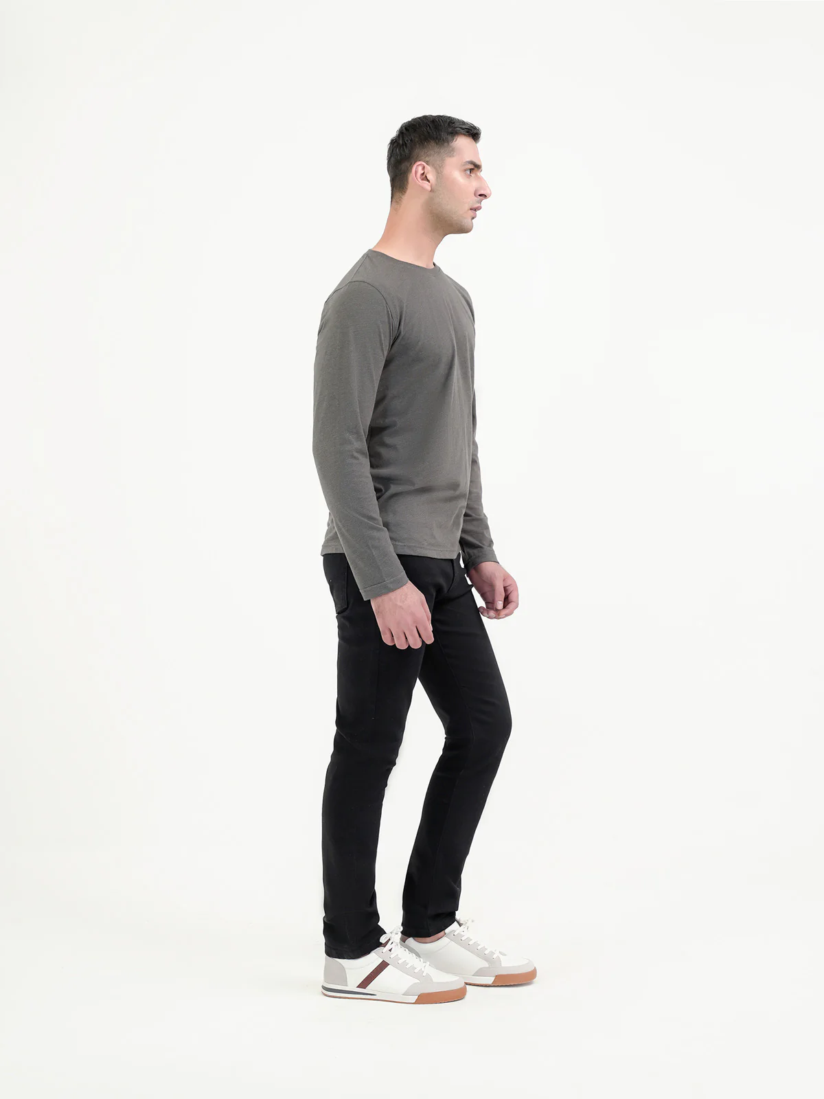 "ARAMIS" Casual Solid Regular T-Shirt - Image 3
