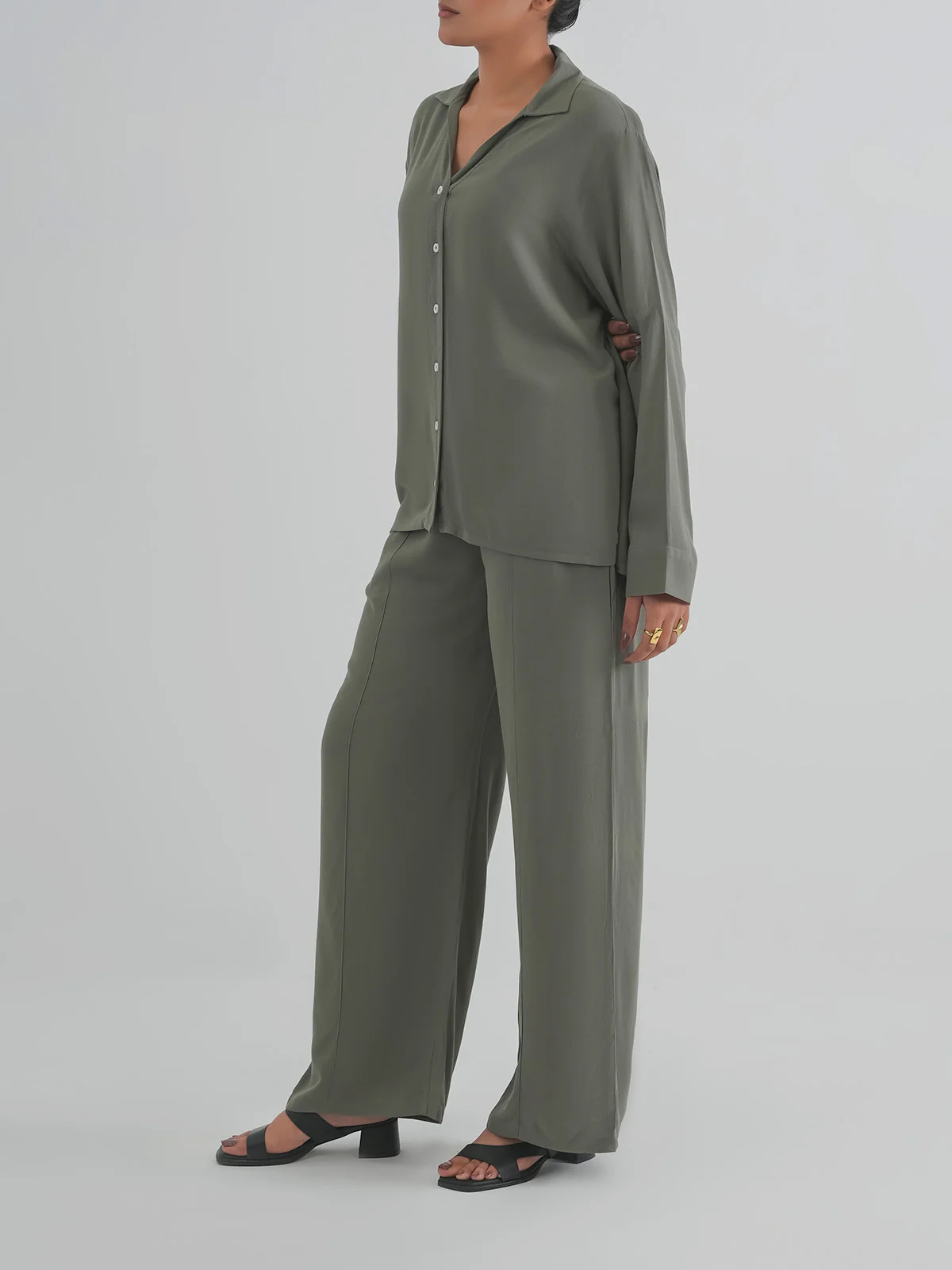 "ARDEN" Regular Fit Cotton Co Ord Set - Image 4