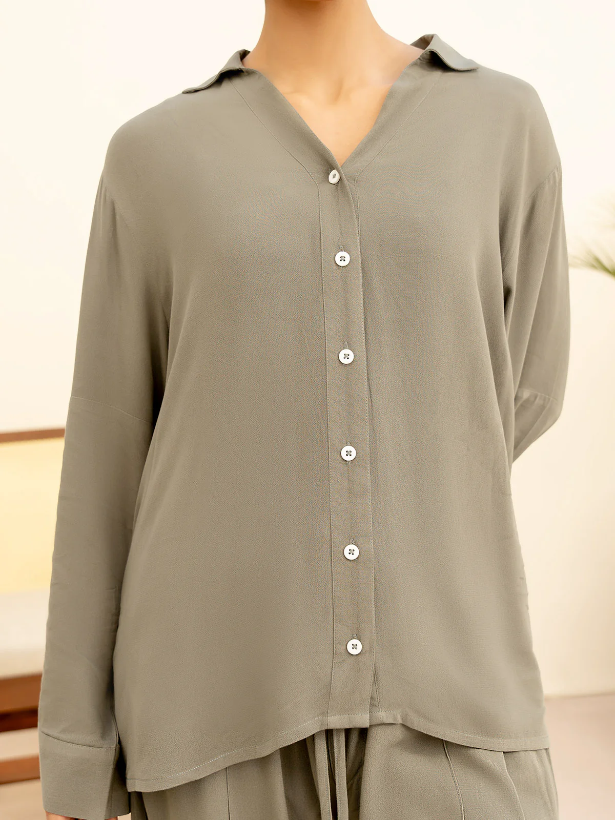 "ARDEN" Regular Fit Cotton Co Ord Set - Image 9