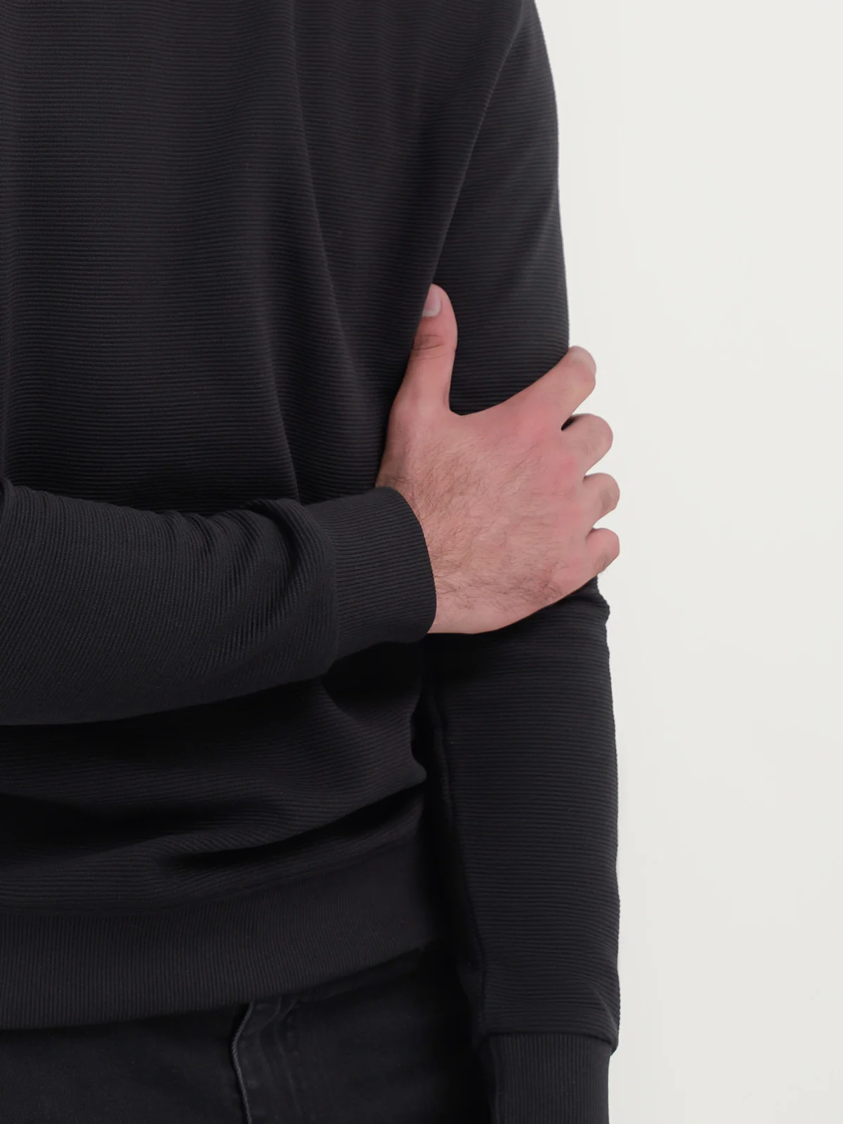 "ARIA" Casual Crew Neck Fleece Sweatshirt - Image 4