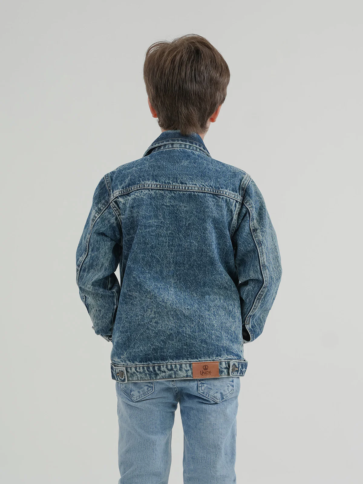"ARNDT" Soft Regular Fit Denim Jacket - Image 6