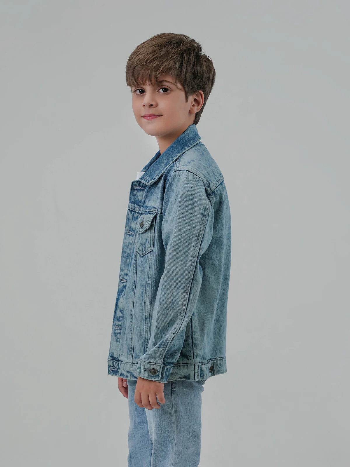"ARNDT" Soft Regular Fit Denim Jacket - Image 2