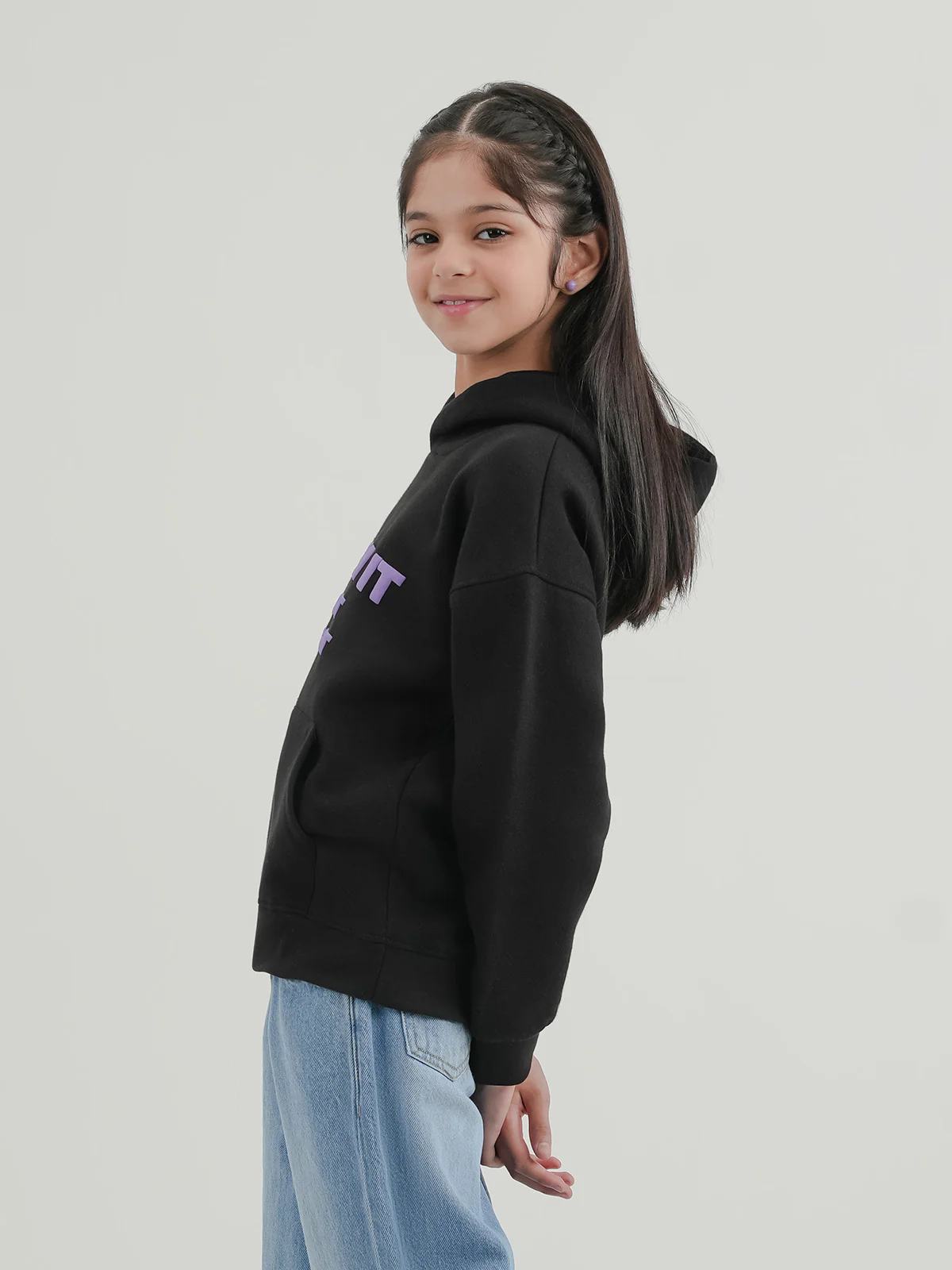 "ARTOIS" Drop Shoulder Fleece Hoodie - Image 2