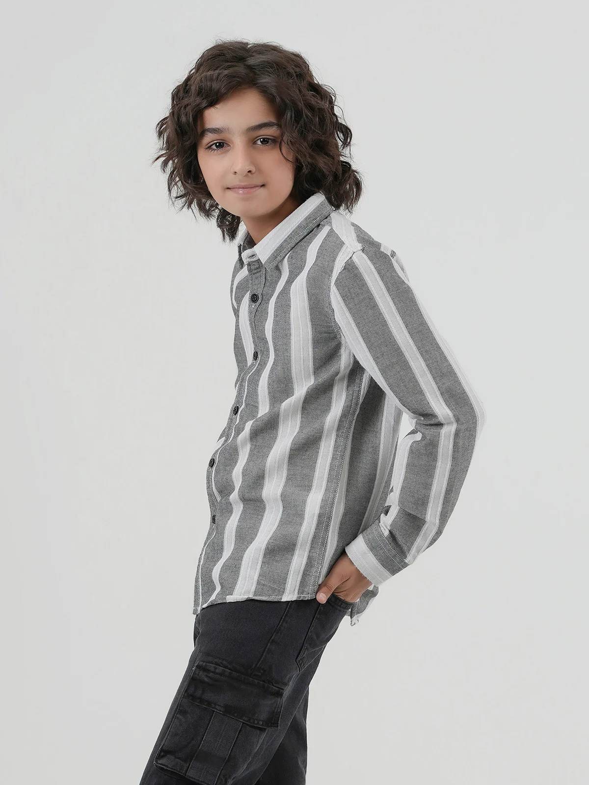 "ARWEL" Lining Regular Fit Casual Shirt - Image 2