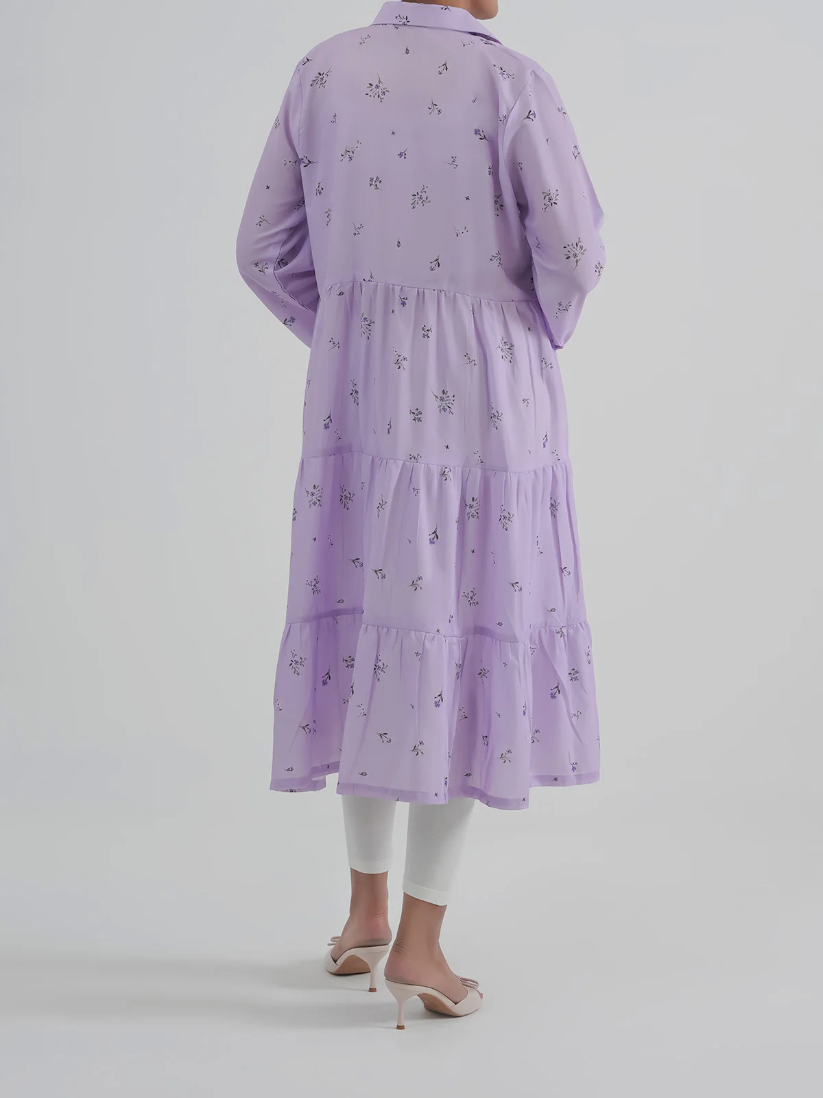 "ARZON" Printed Regular Fit Cotton Dress - Image 10