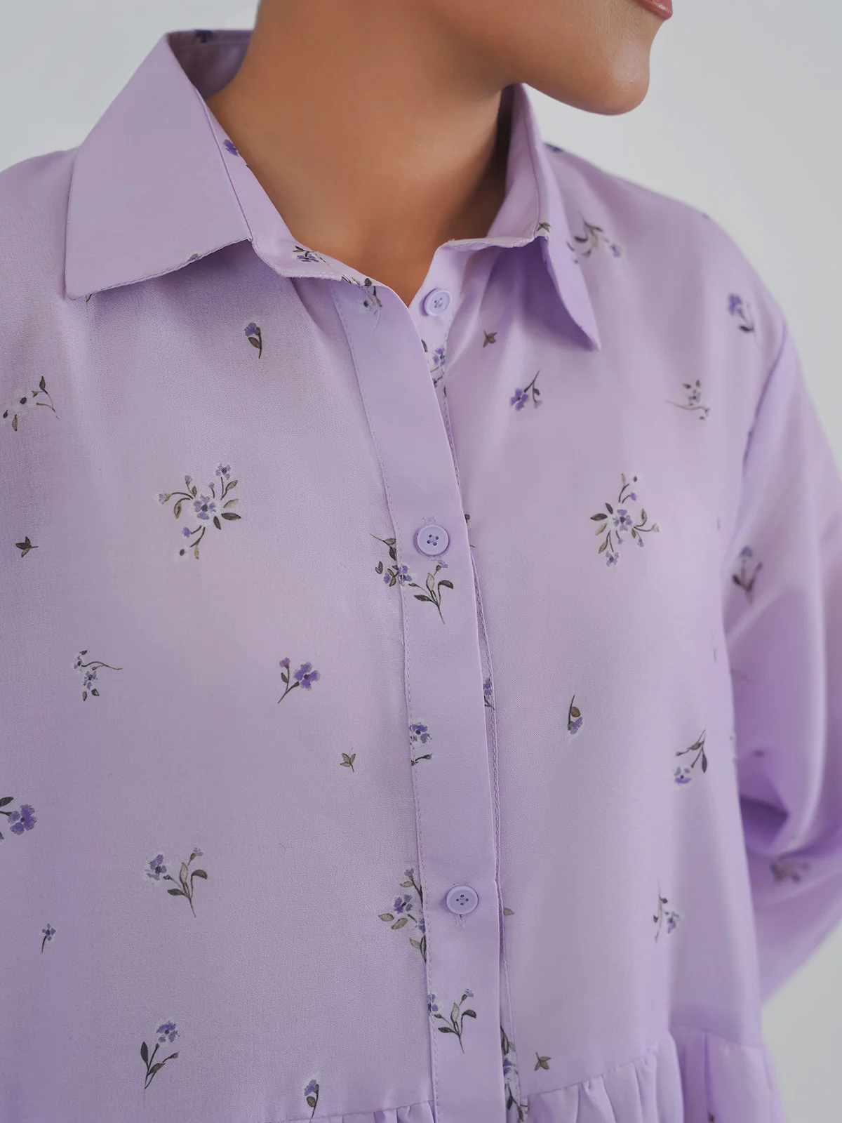 "ARZON" Printed Regular Fit Cotton Dress - Image 7