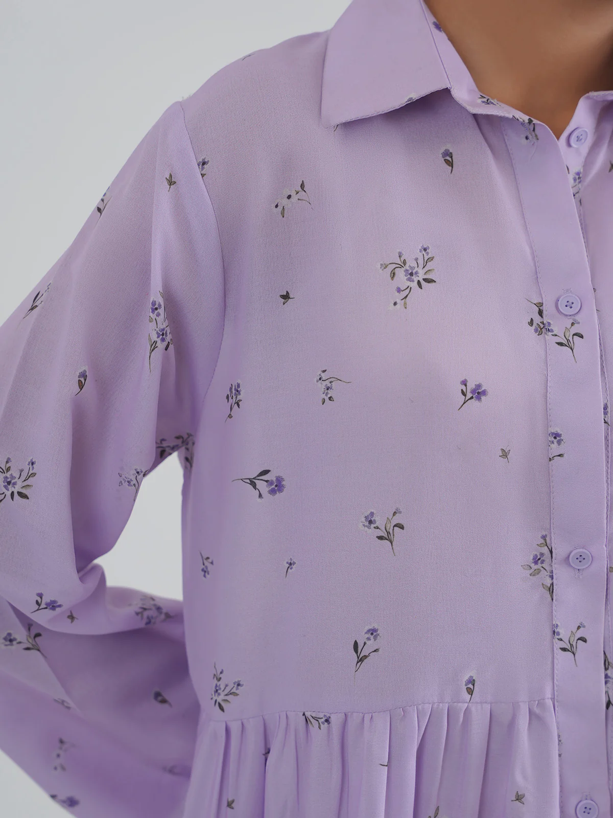 "ARZON" Printed Regular Fit Cotton Dress - Image 8