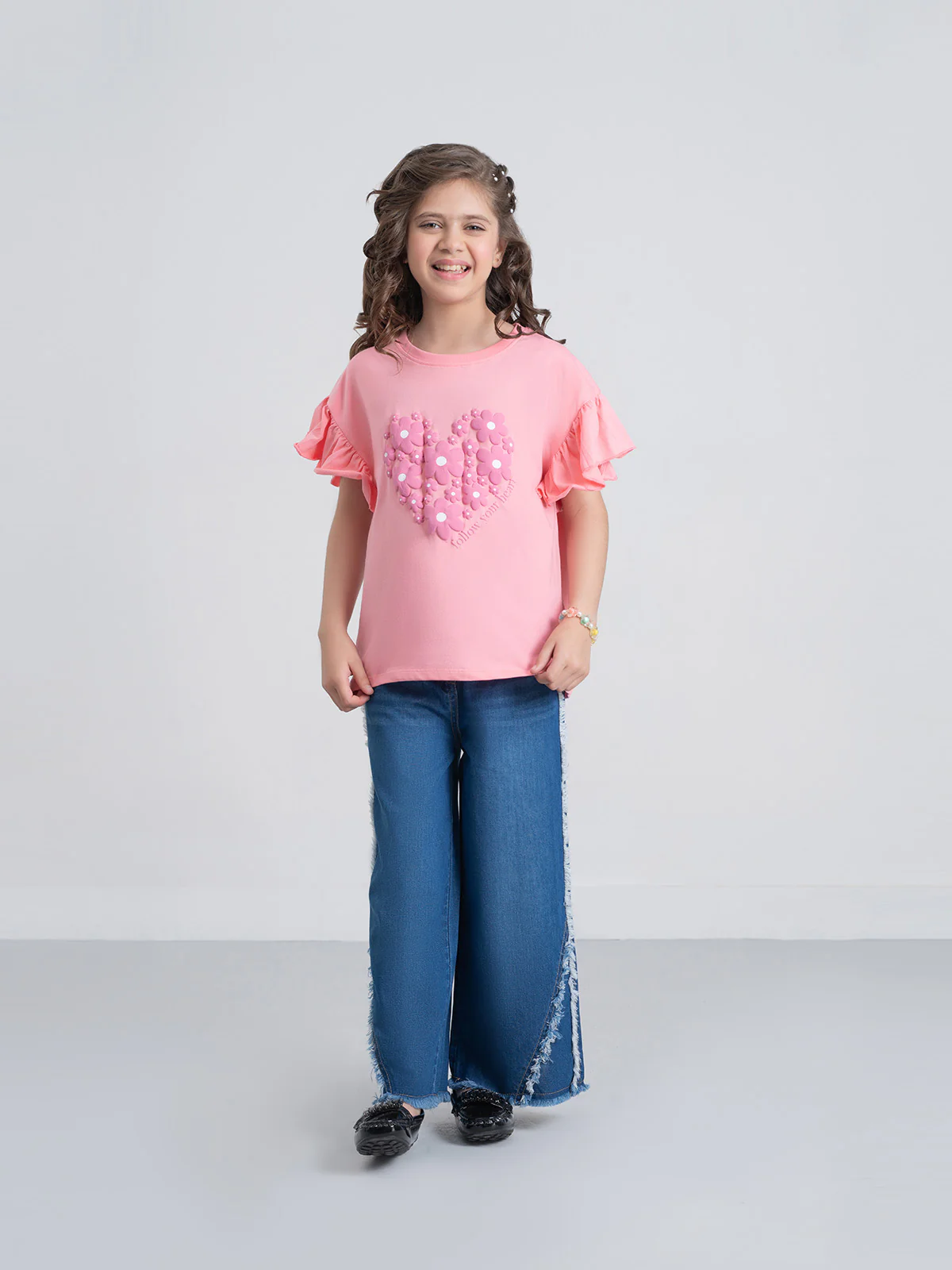 "ATALIE" Graphic Regular Fit T-Shir