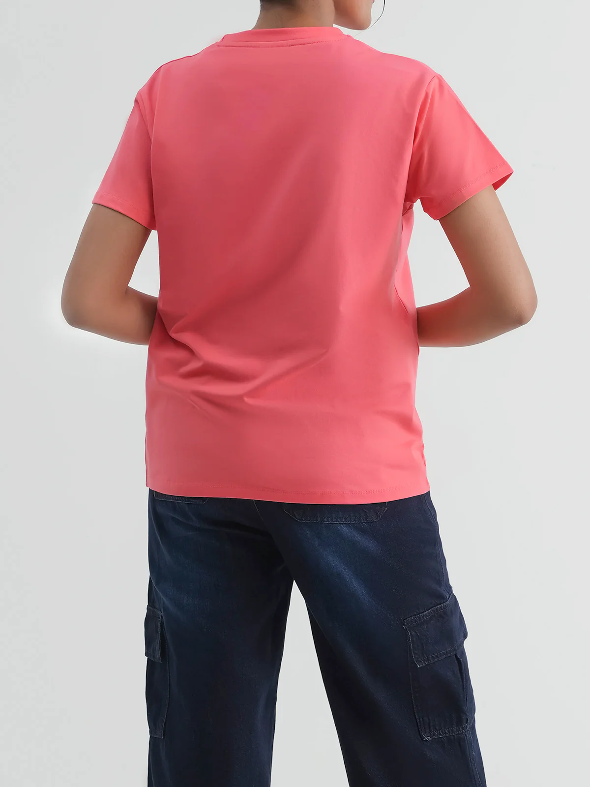"ATHARV" Basic Drop Shoulder T-Shirt - Image 5