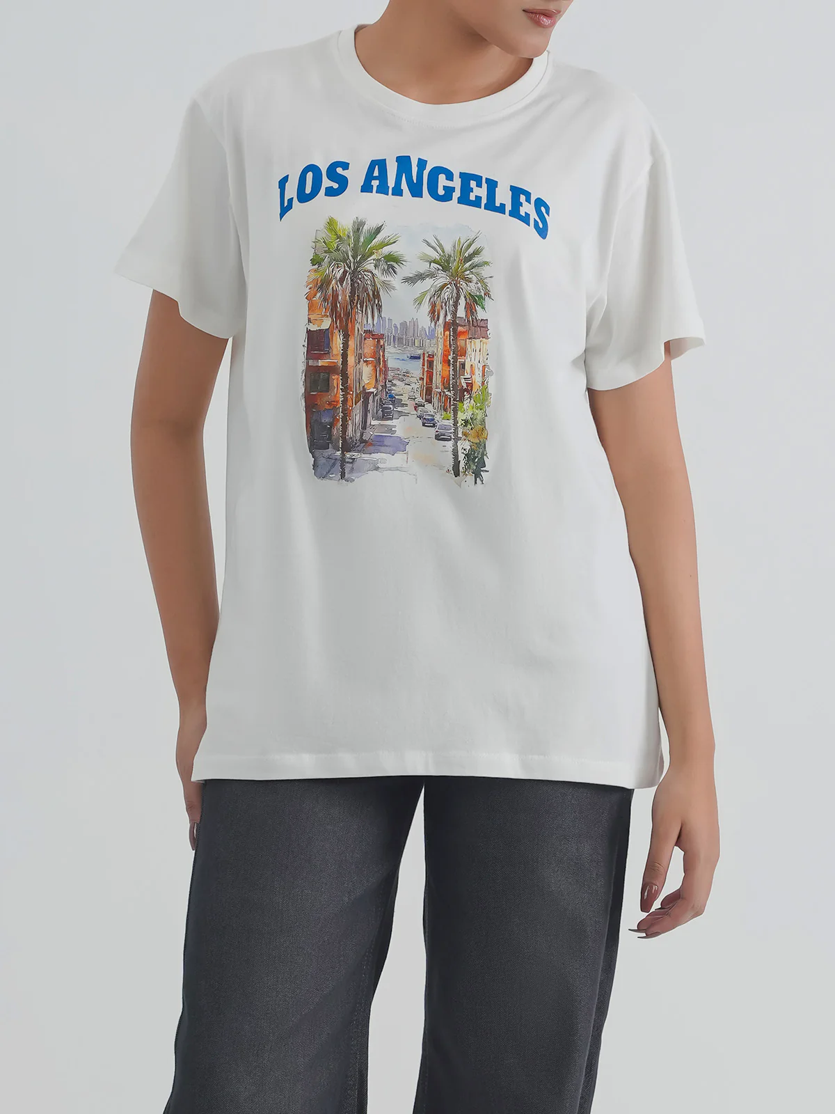 "ATHARV" Basic Drop Shoulder T-Shirt