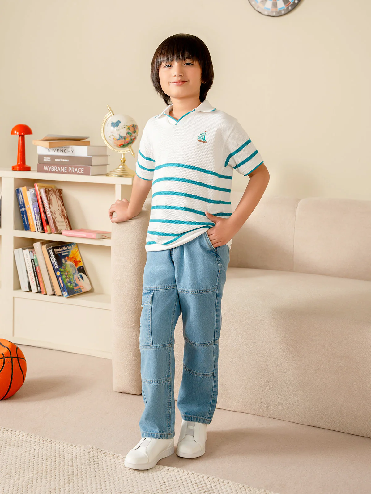 "ATREUS" Printed Regular Fit Polo Shirt - Image 2