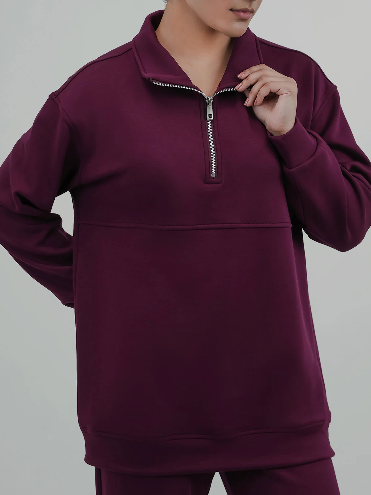 "AURELIA" Comfort With Regular Fit Fleece Co-Ord Set - Image 3