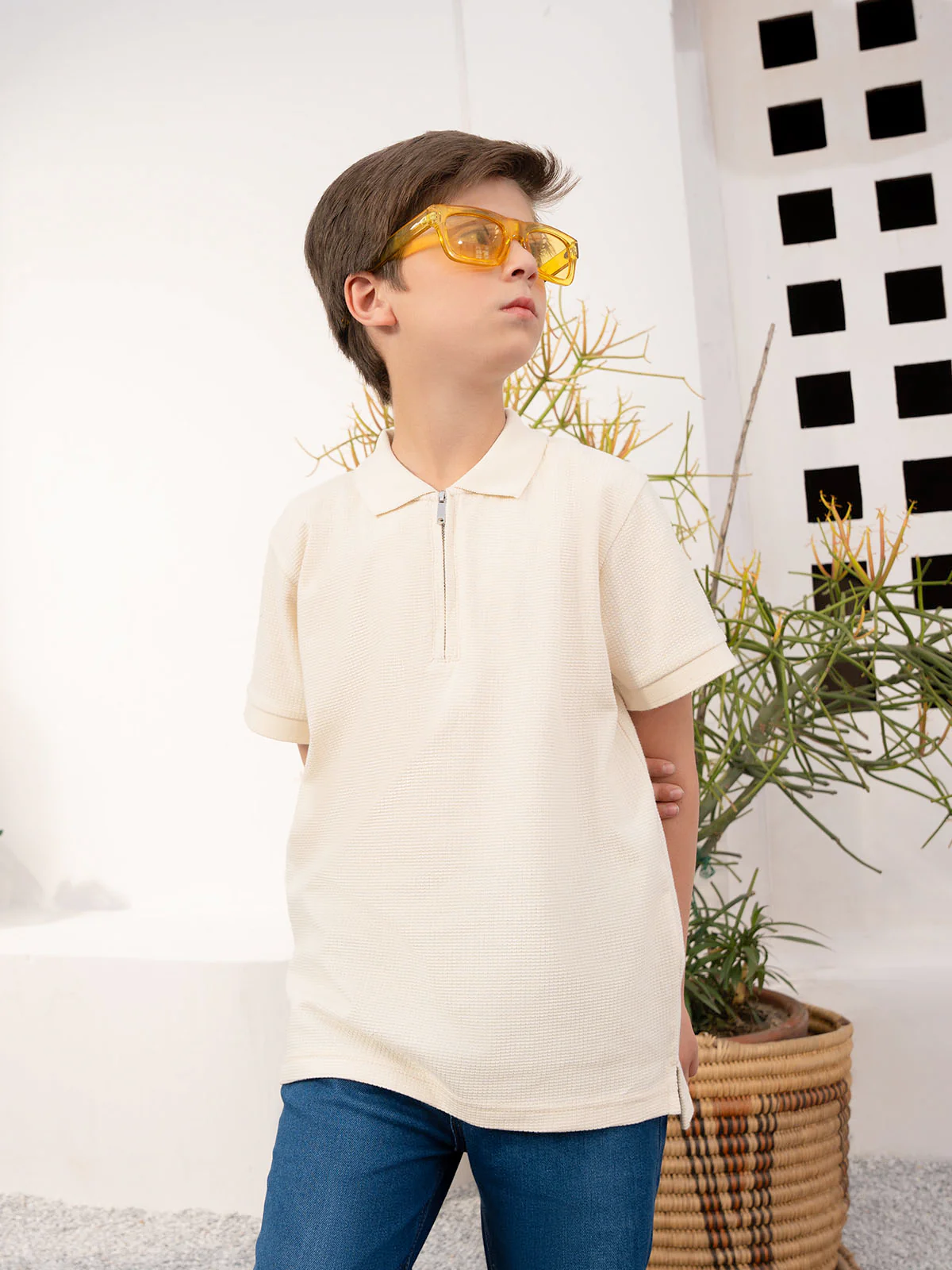 "AURELIO" Regular Fit Pique Polo Shirt