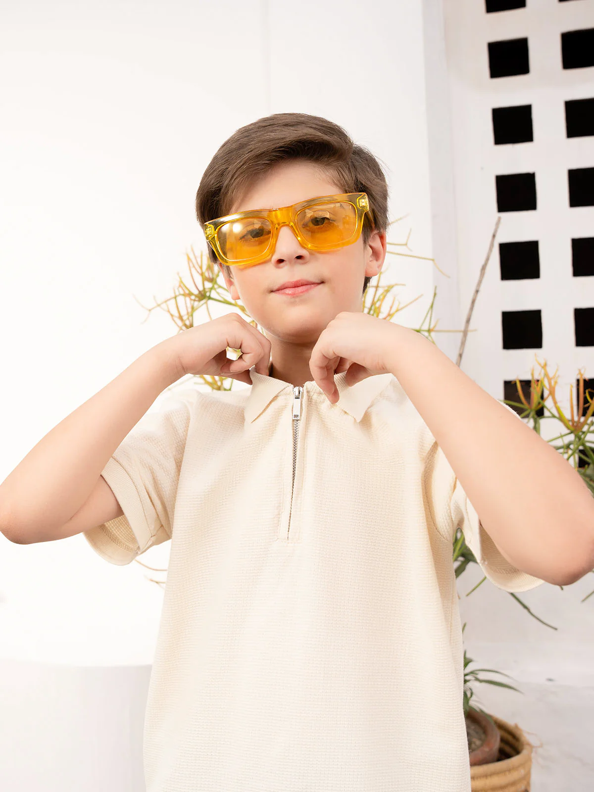 "AURELIO" Regular Fit Pique Polo Shirt - Image 3
