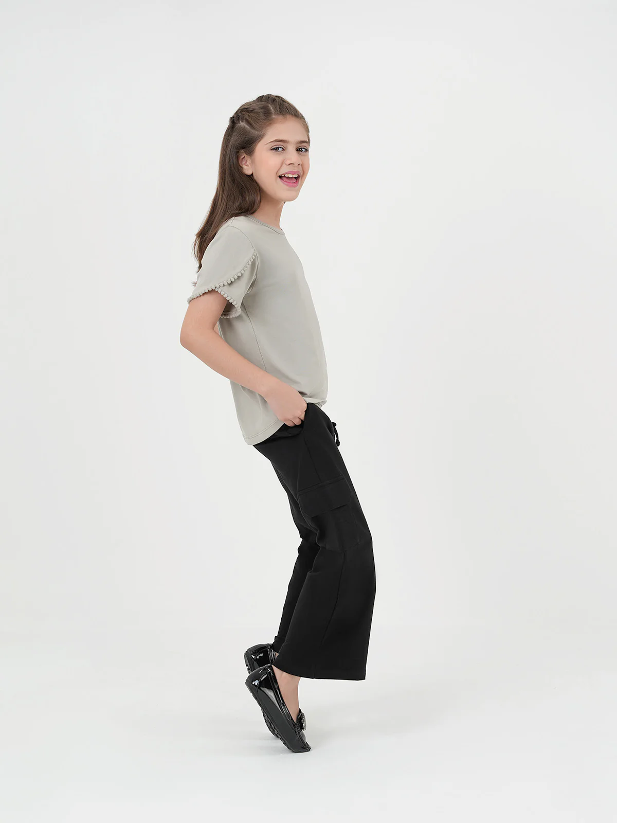 "AURICA" Plain Regular Fit T-Shirt - Image 3