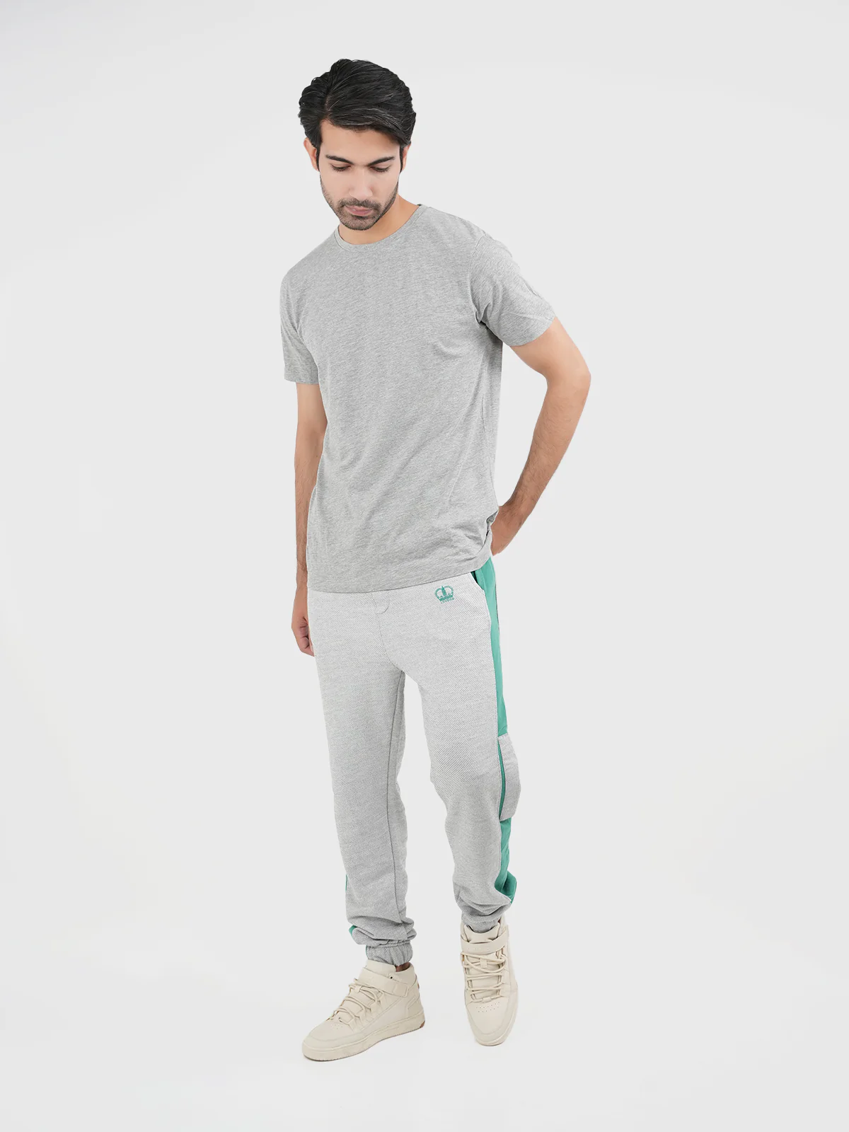 "AURTORO" Toned Joggers Pants - Image 3