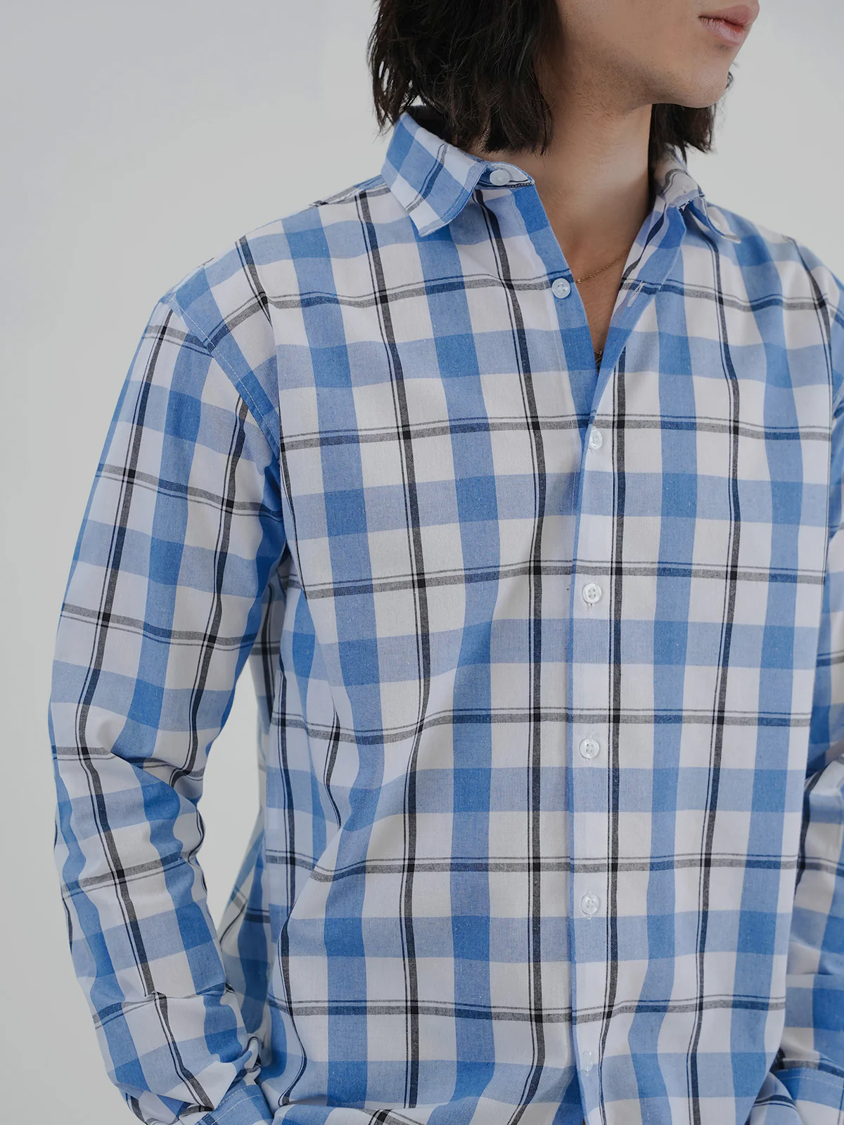 "AYDEN" Check Regular Fit Casual Shirt - Image 5