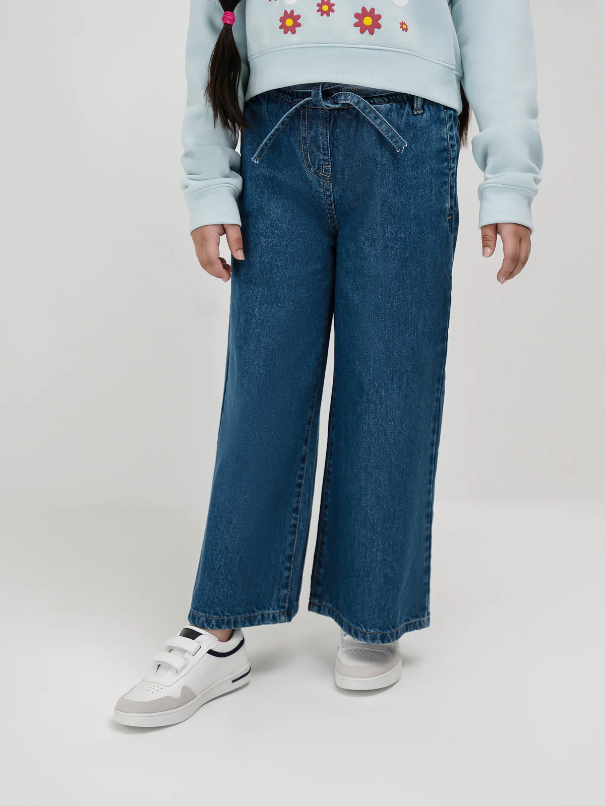 "AZARIA"  Straight Hem Denim Pant - Image 2
