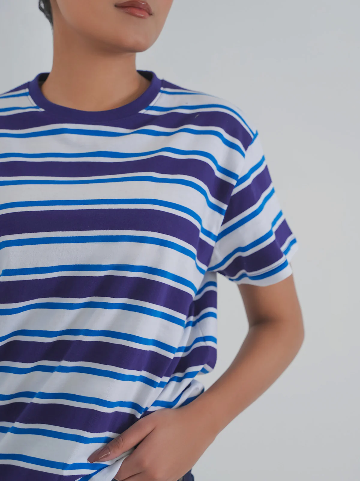 "AZRIEL" Yarn Dyed Regular T-Shirt - Image 3