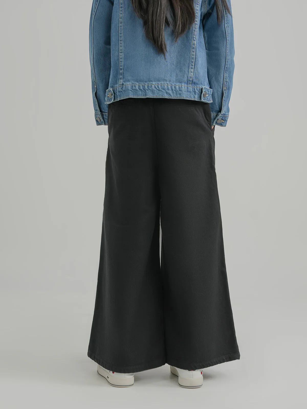 "BALLAD" Trendy Denim Palazzo Pants - Image 4
