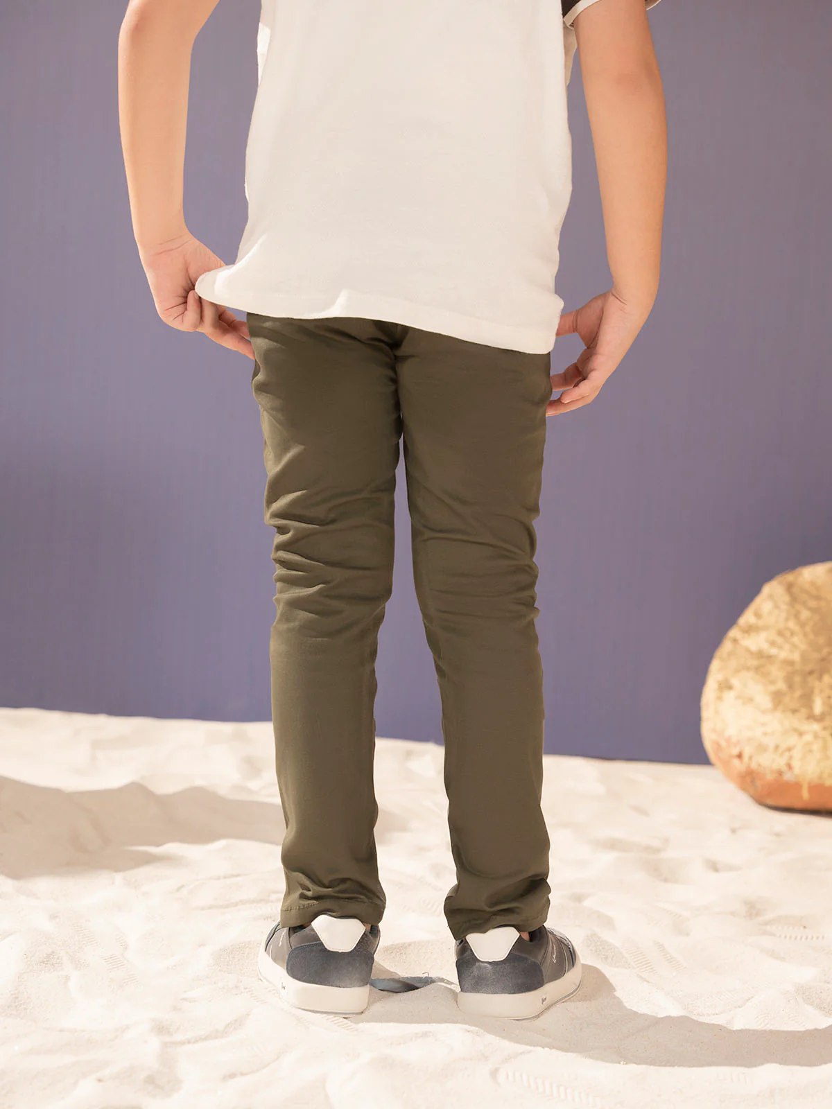 "BARLEY" Slim Fit Twill Chino - Image 4