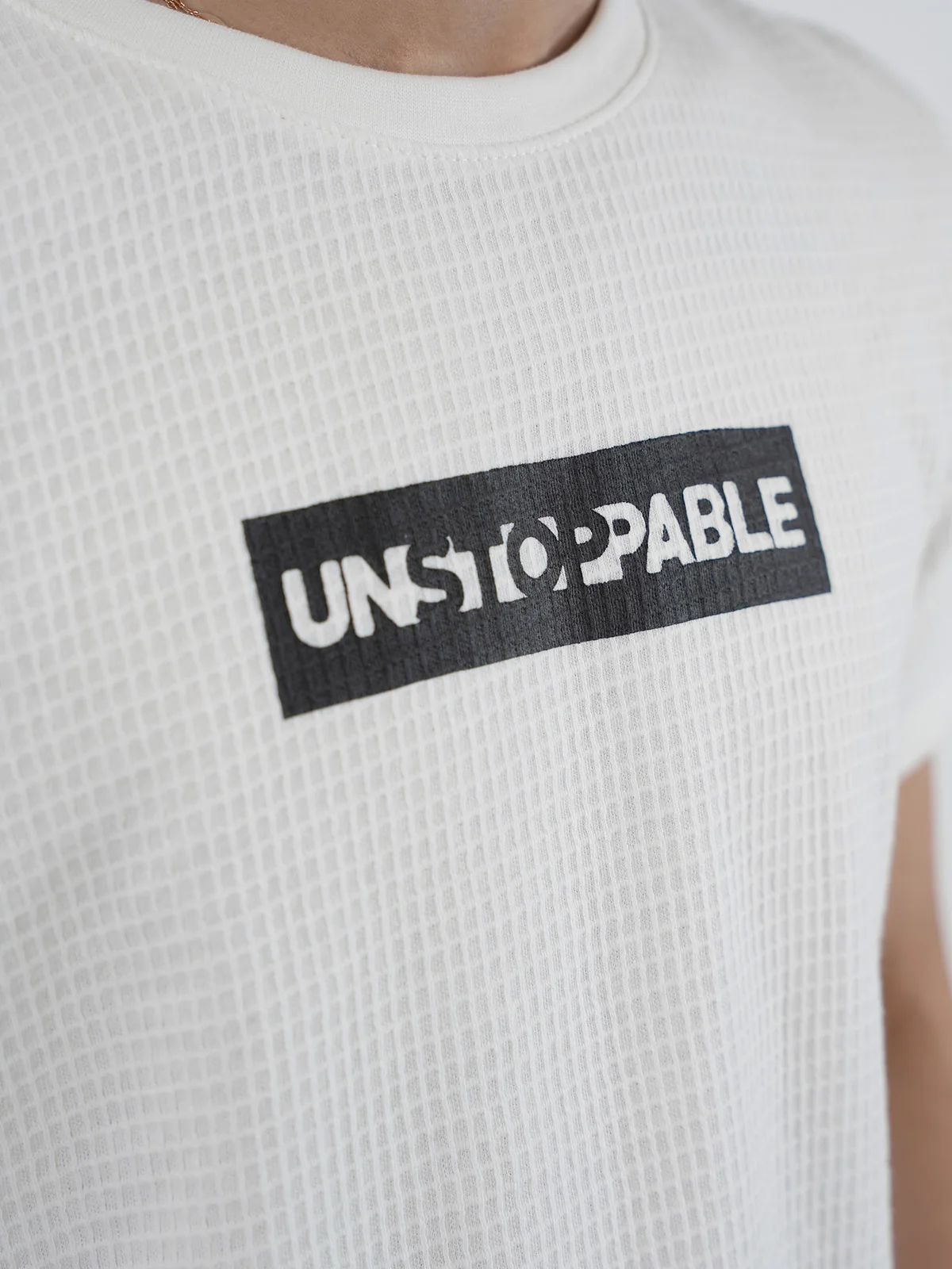 "BASIL" Regular Fit Jacquard T-Shirt - Image 5