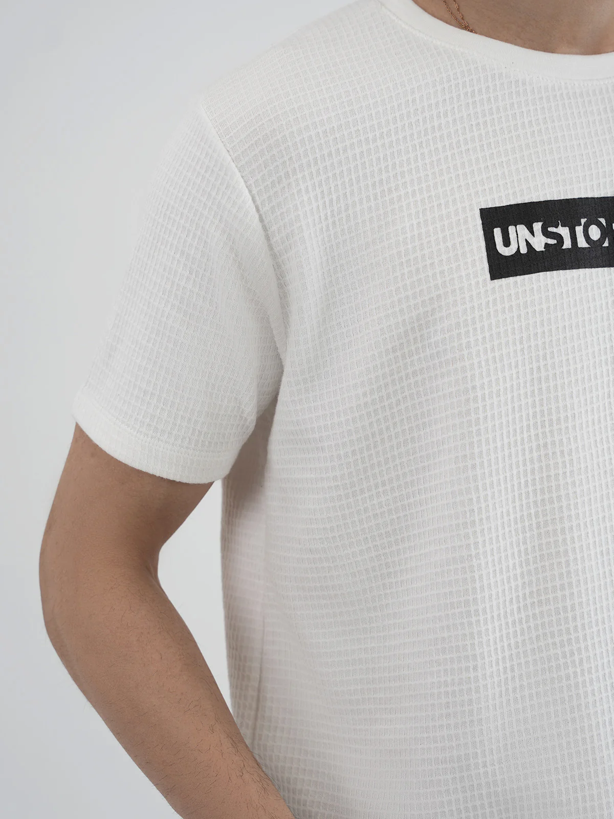 "BASIL" Regular Fit Jacquard T-Shirt - Image 7