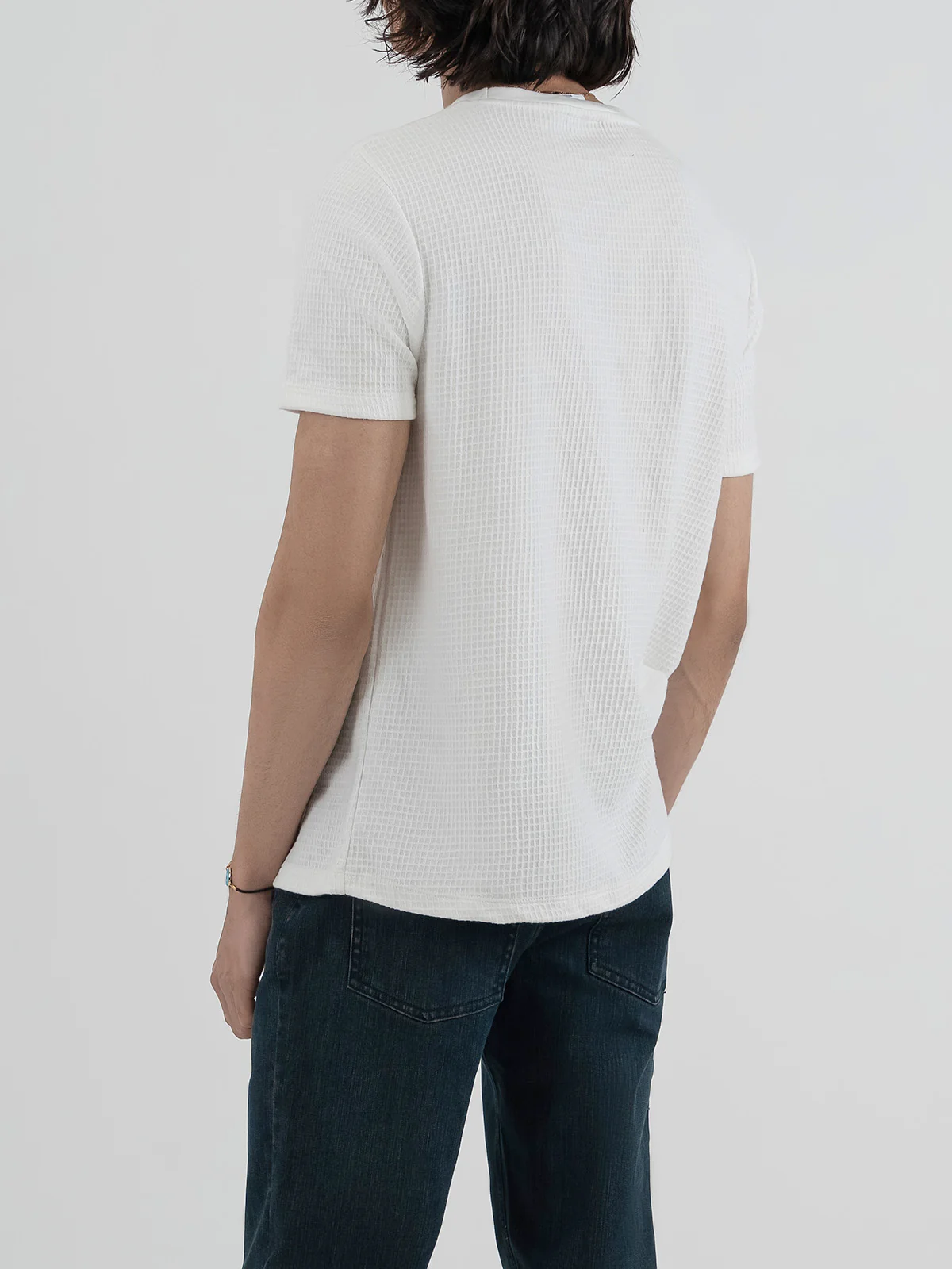 "BASIL" Regular Fit Jacquard T-Shirt - Image 8