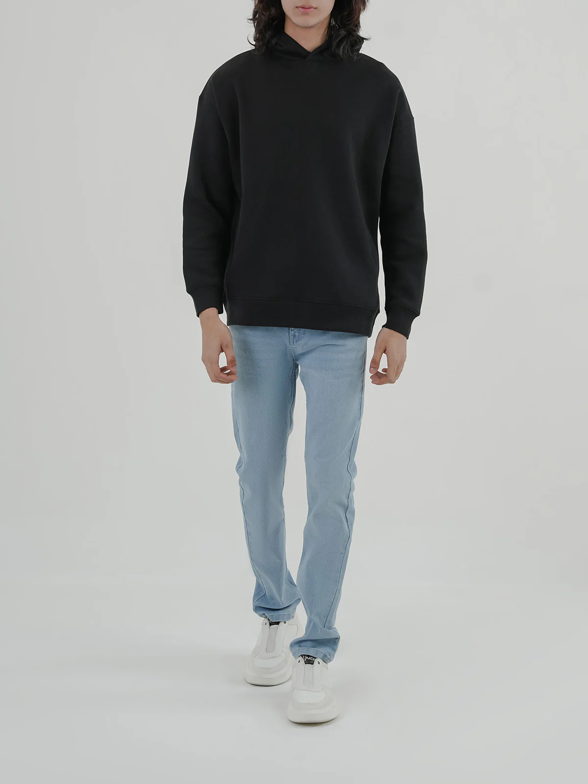 "BAUER" Drop Shoulder Fleece Hoodie - Image 2
