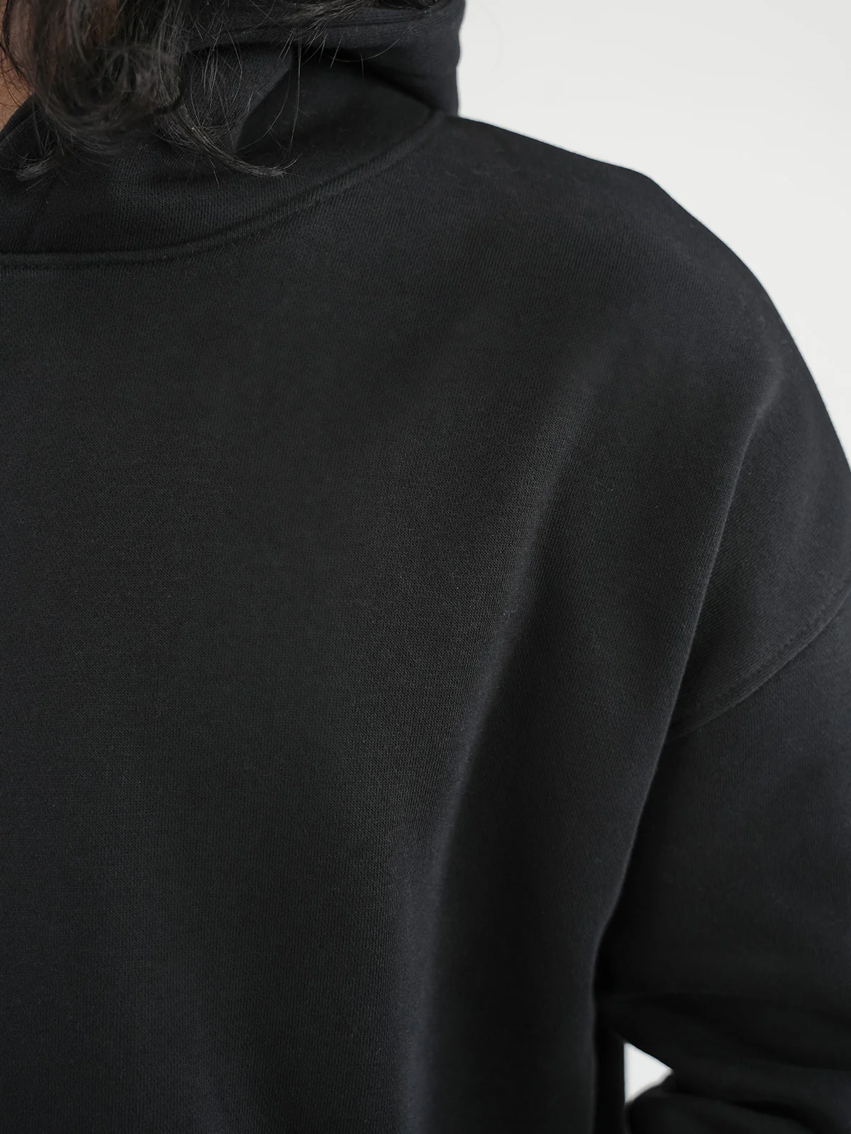 "BAUER" Drop Shoulder Fleece Hoodie - Image 5